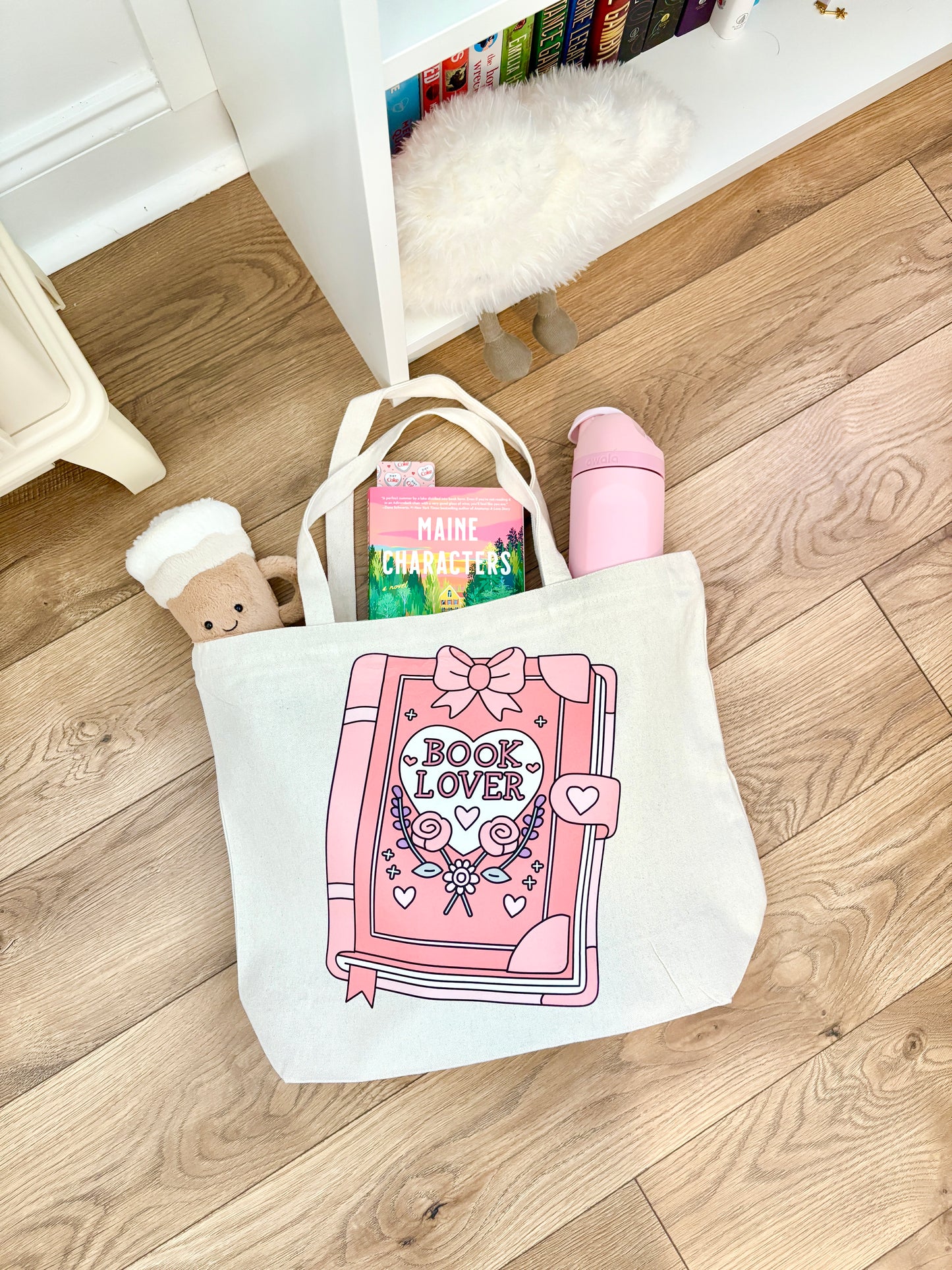 Book Lover Bow Tote