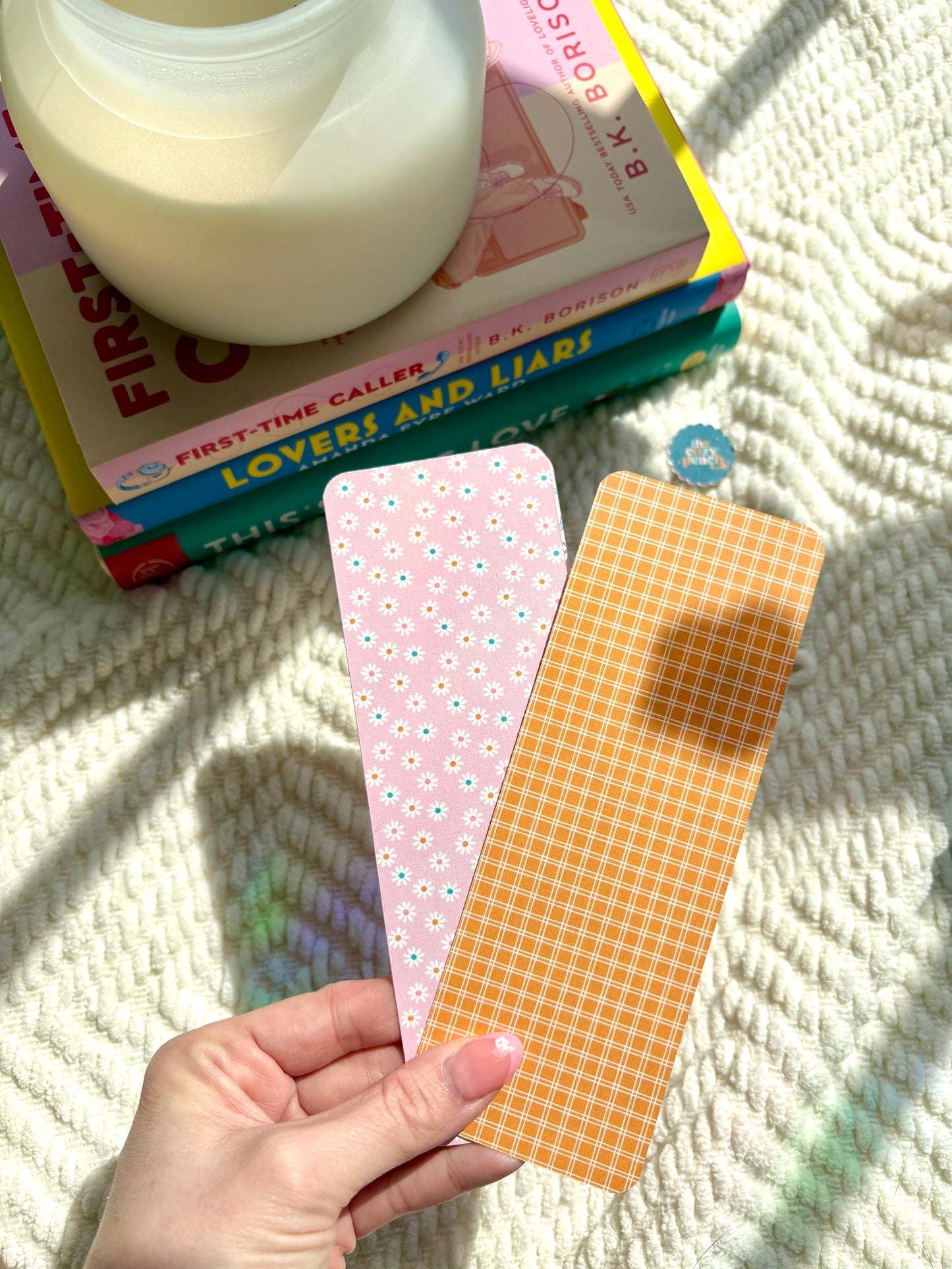 Crazy Daisies Reversible Bookmark