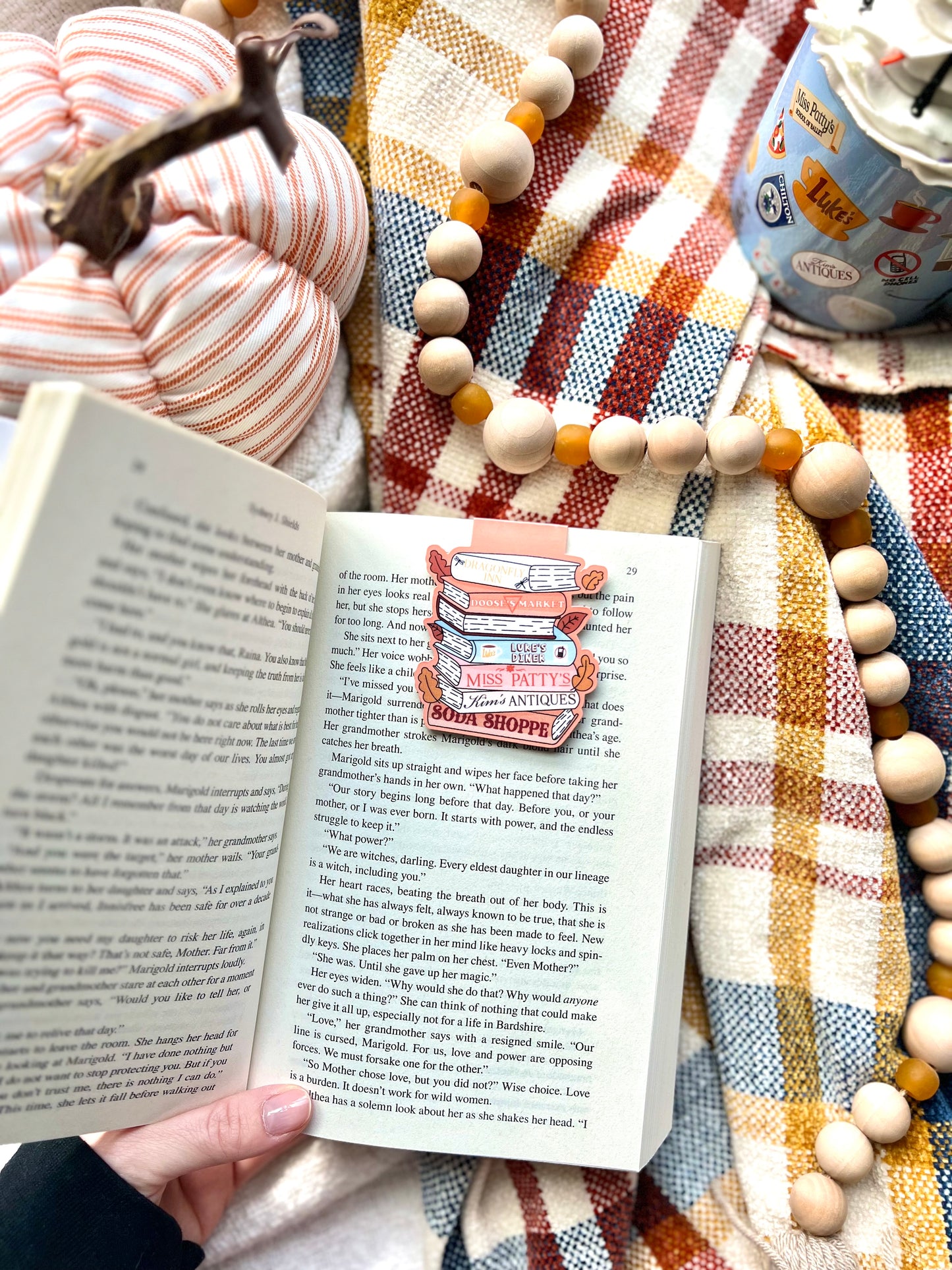 Gilmore Girls Book Stack Magnetic Bookmark