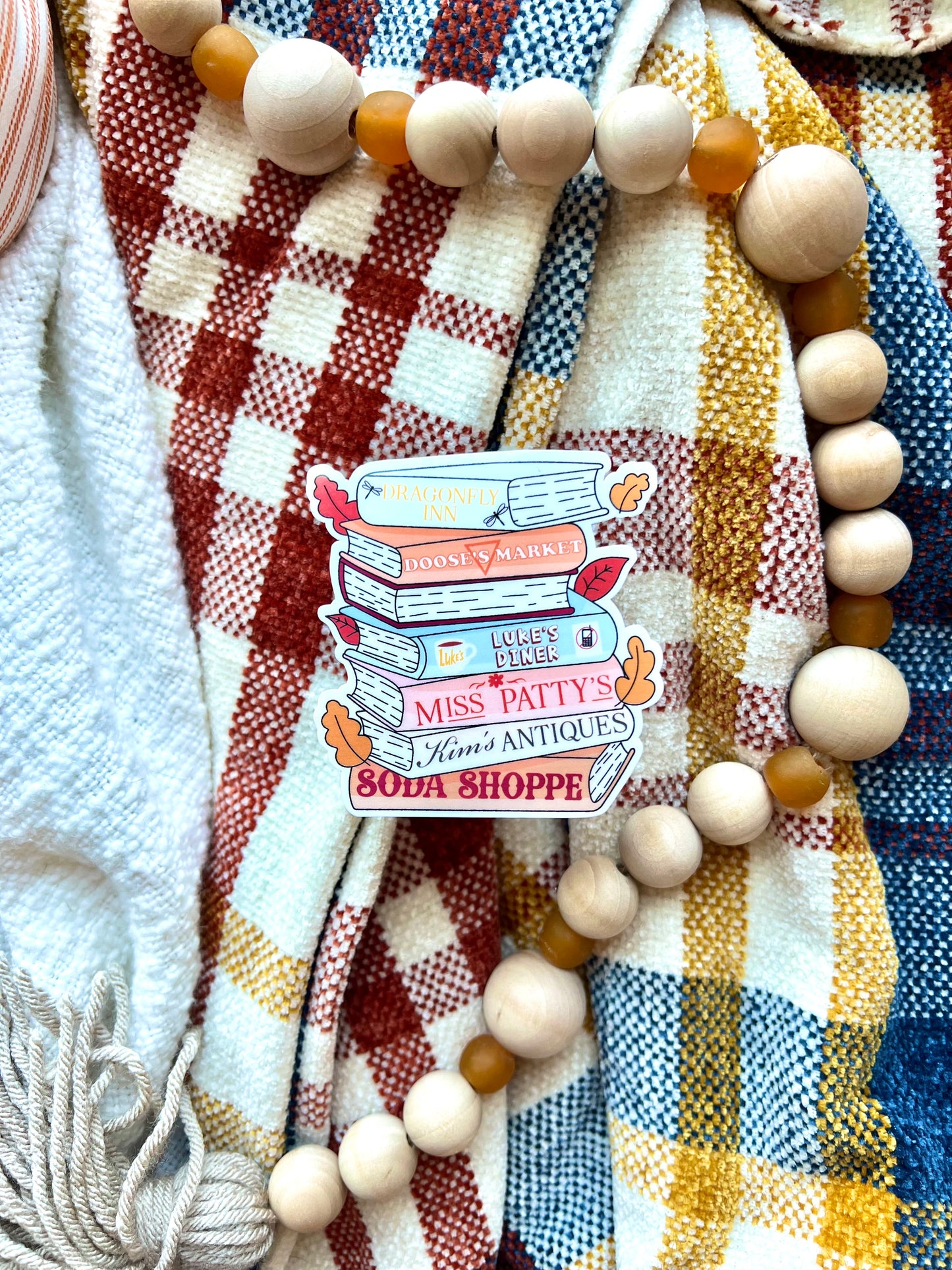 Gilmore Girls Book Stack Sticker