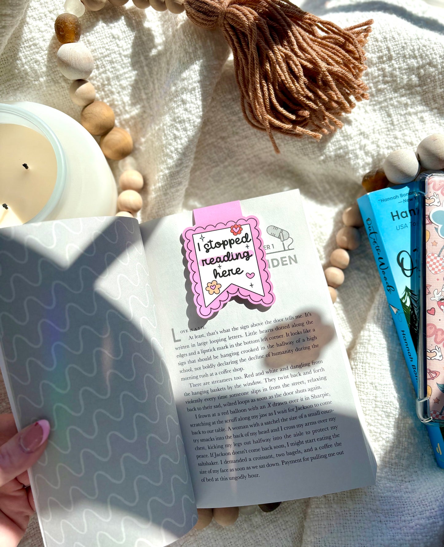 I Stopped Reading Here Magnetic Bookmark