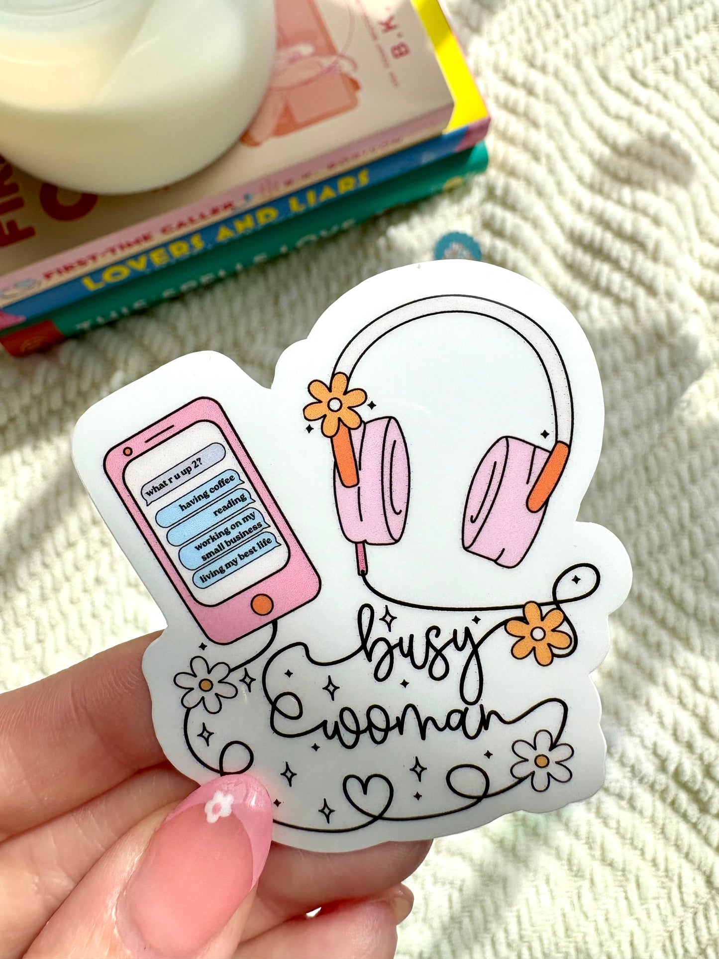 Busy Woman Sticker