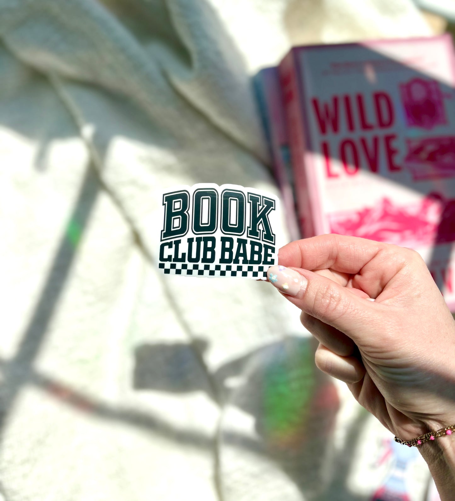 Book Club Babe Sticker