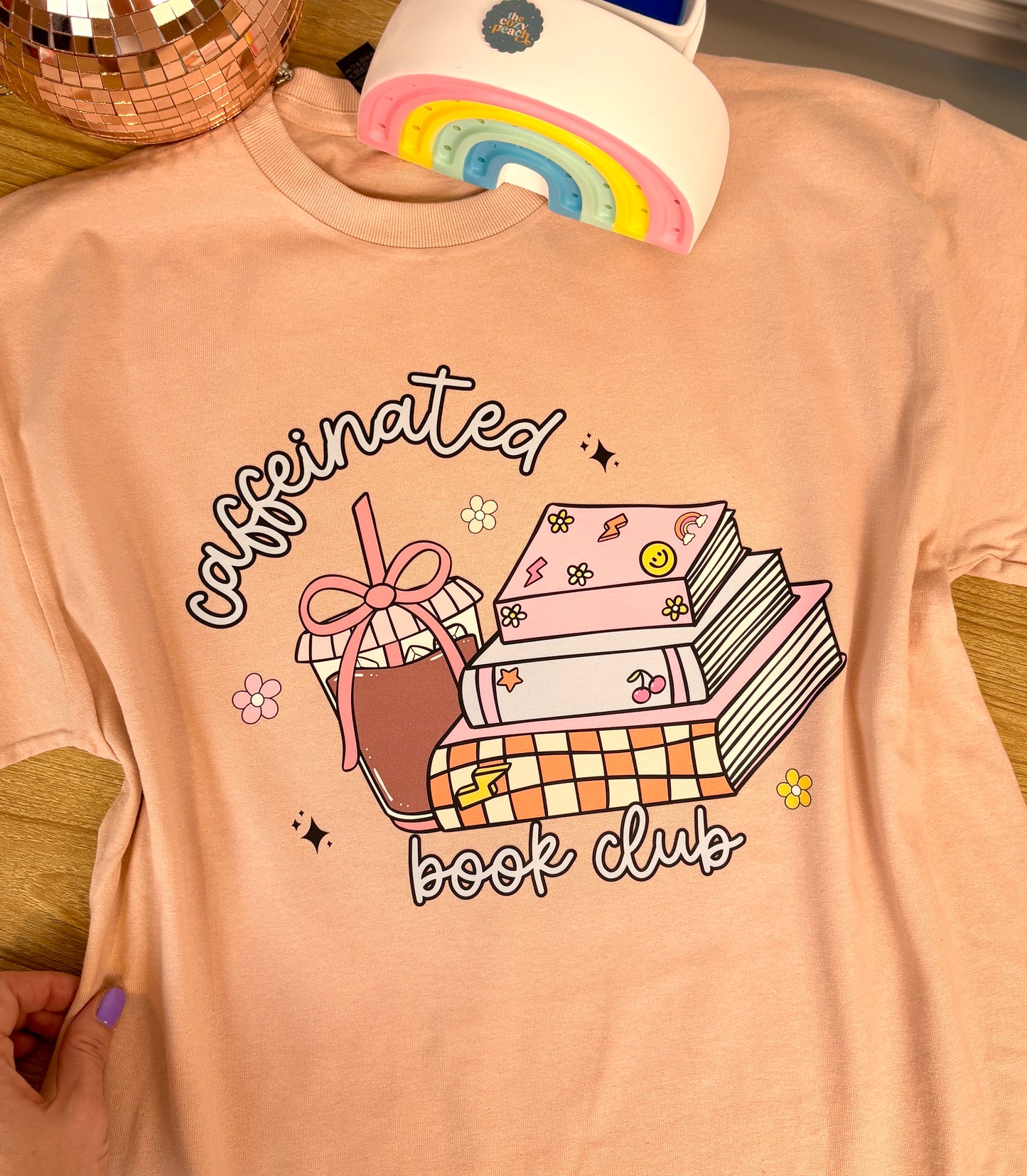 Caffeinated Book Club- Shirt/Crewneck
