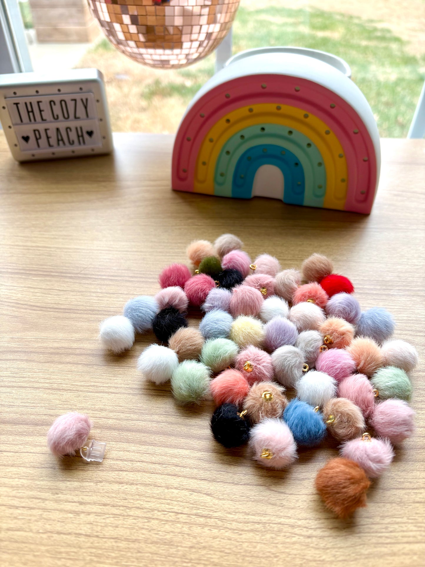 Puff Ball Kindle/Switch Charm