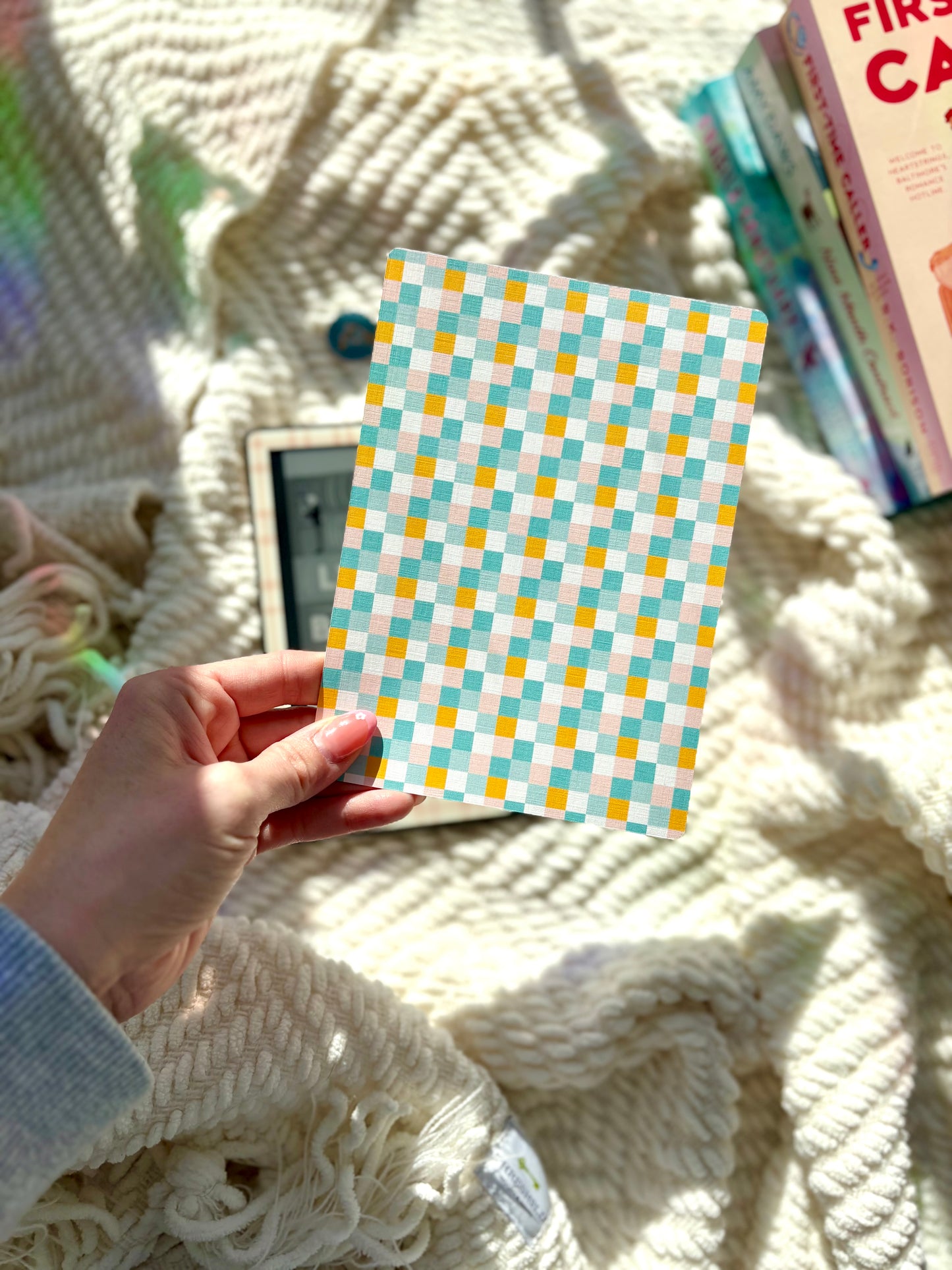 Colorful Spring Checkered Kindle Insert