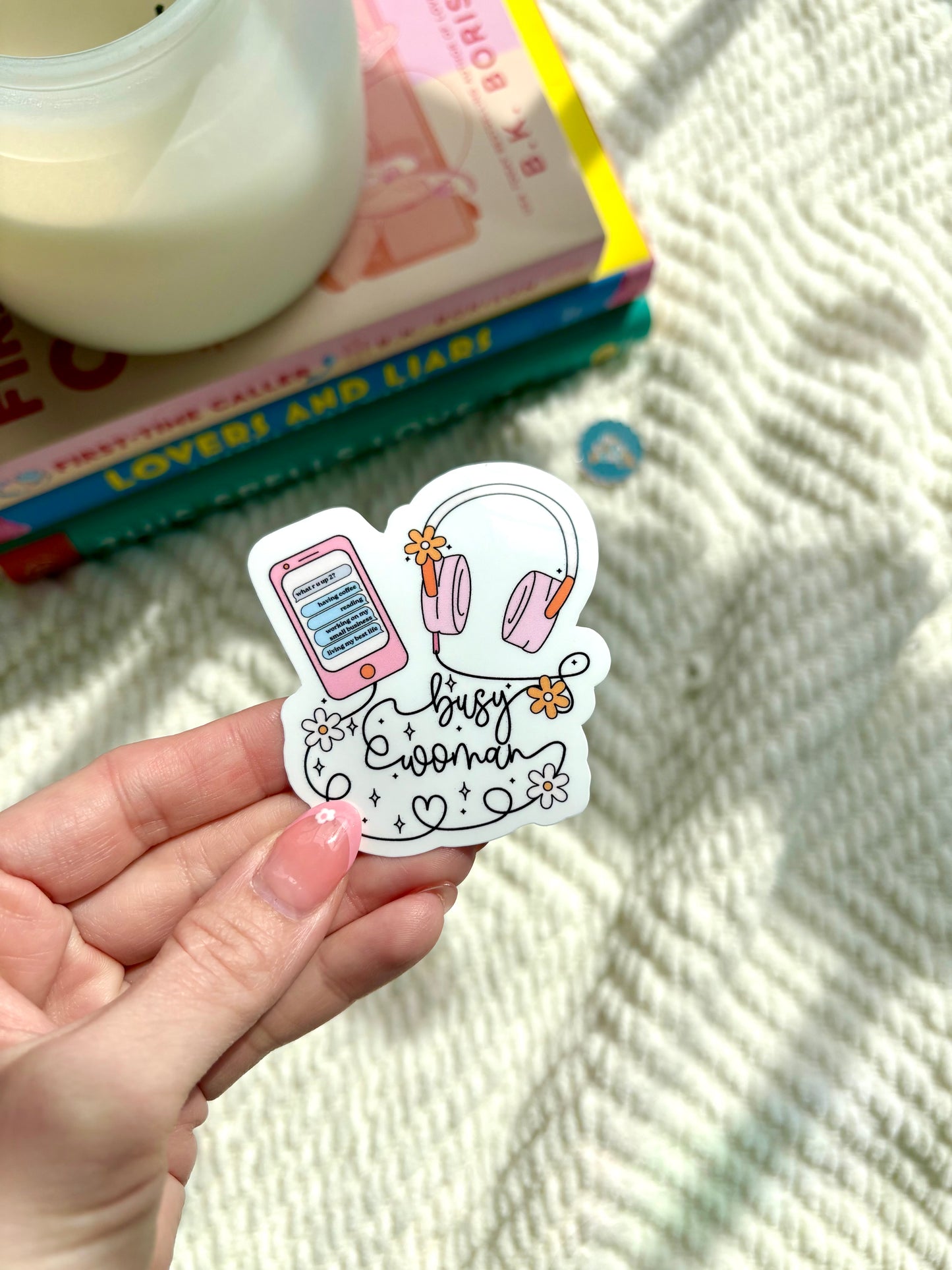 Busy Woman Sticker