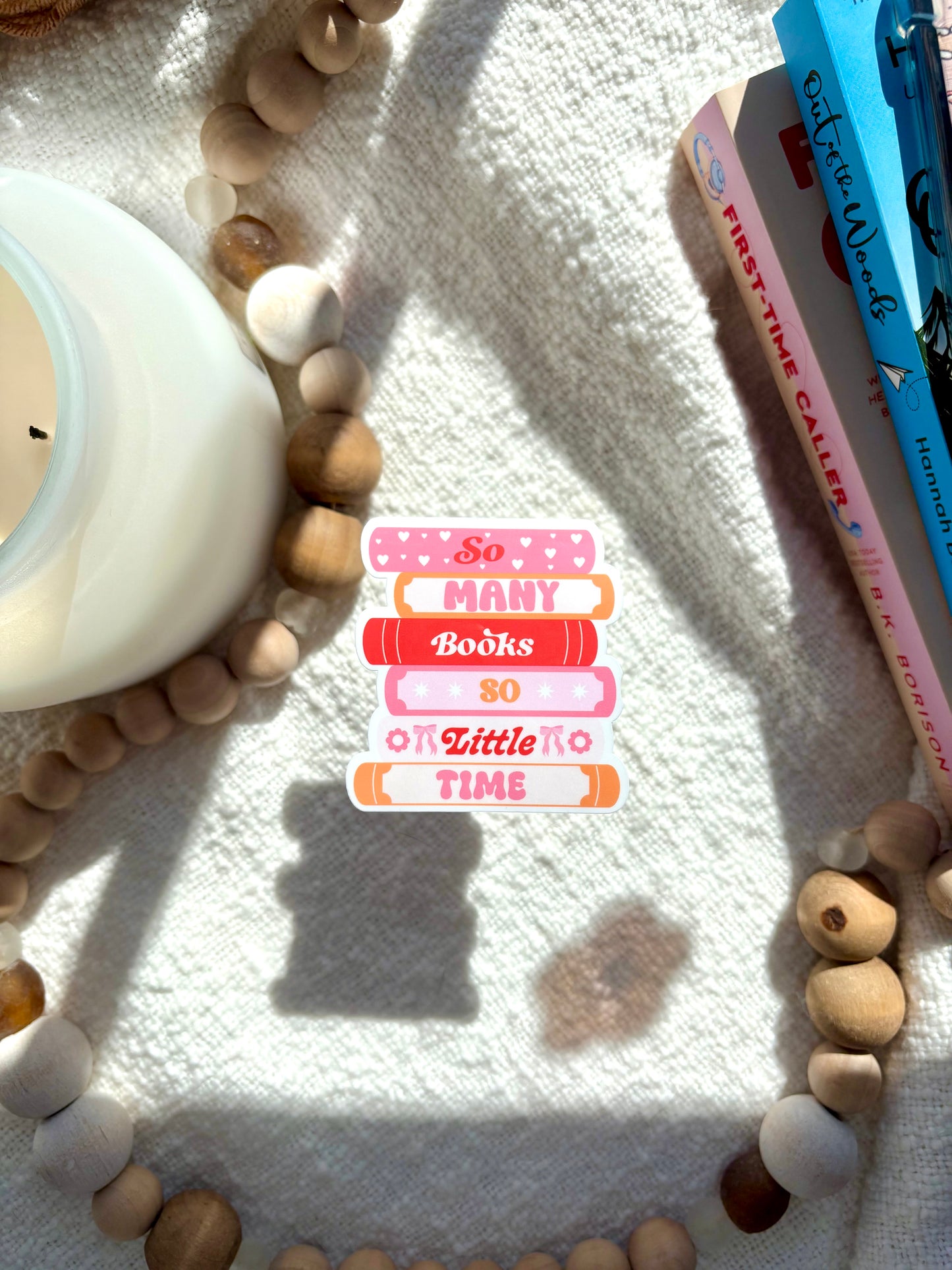 So Many Books So Little Time Sticker