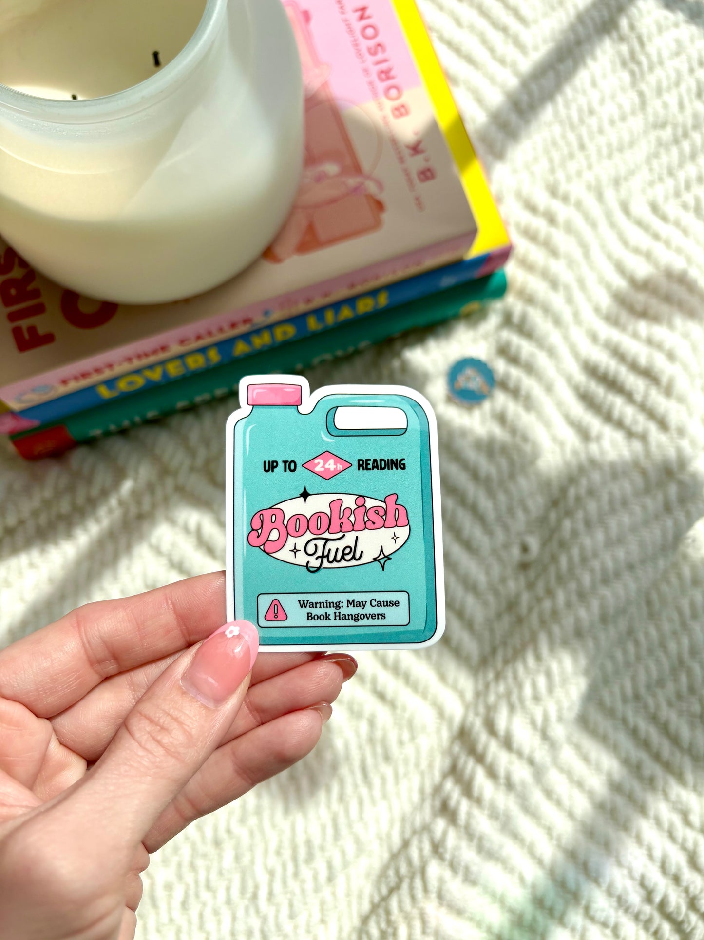 Bookish Fuel Sticker