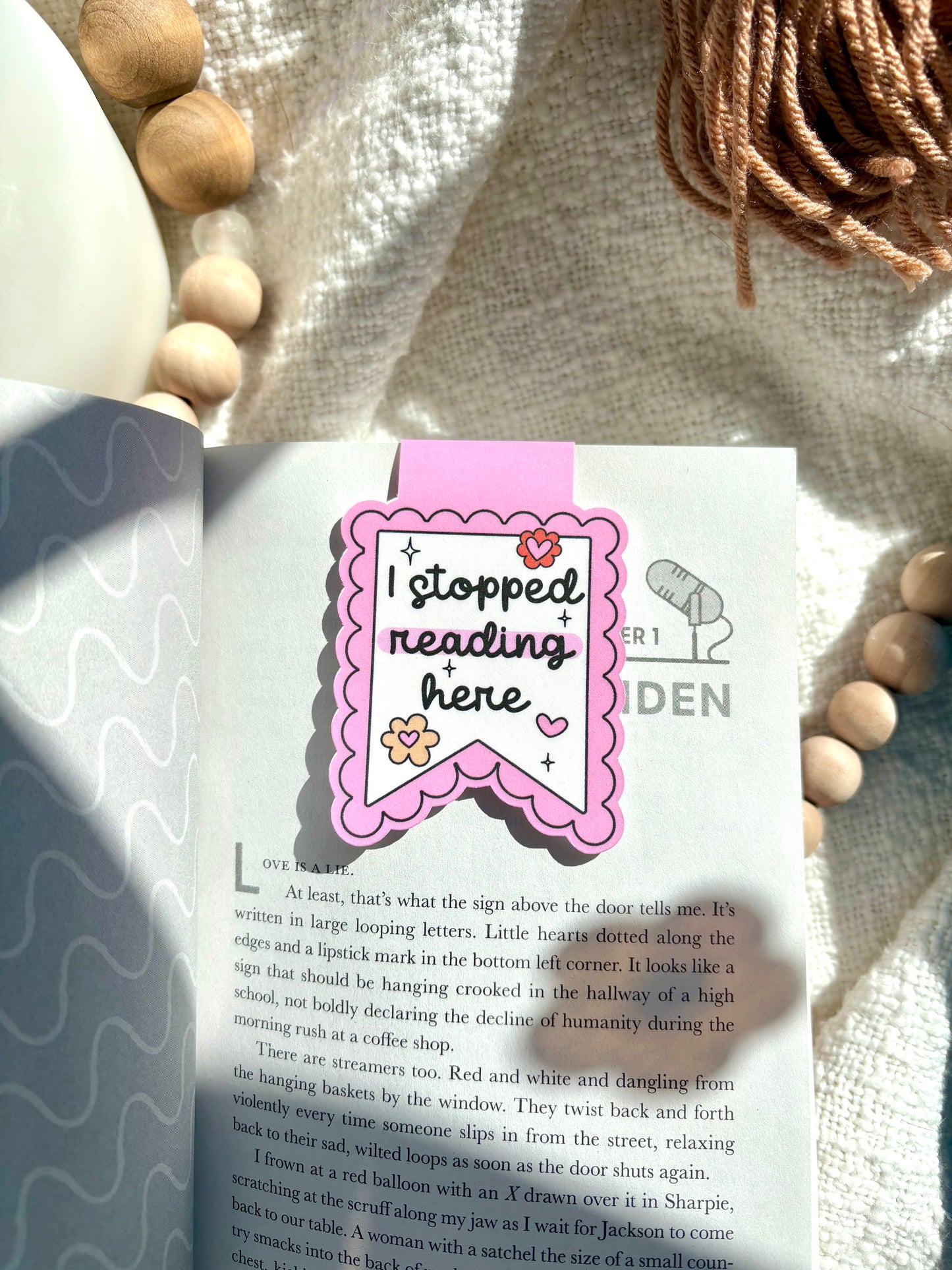 I Stopped Reading Here Magnetic Bookmark