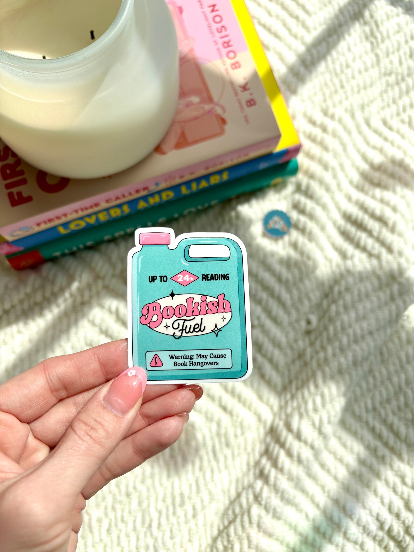 Bookish Fuel Sticker
