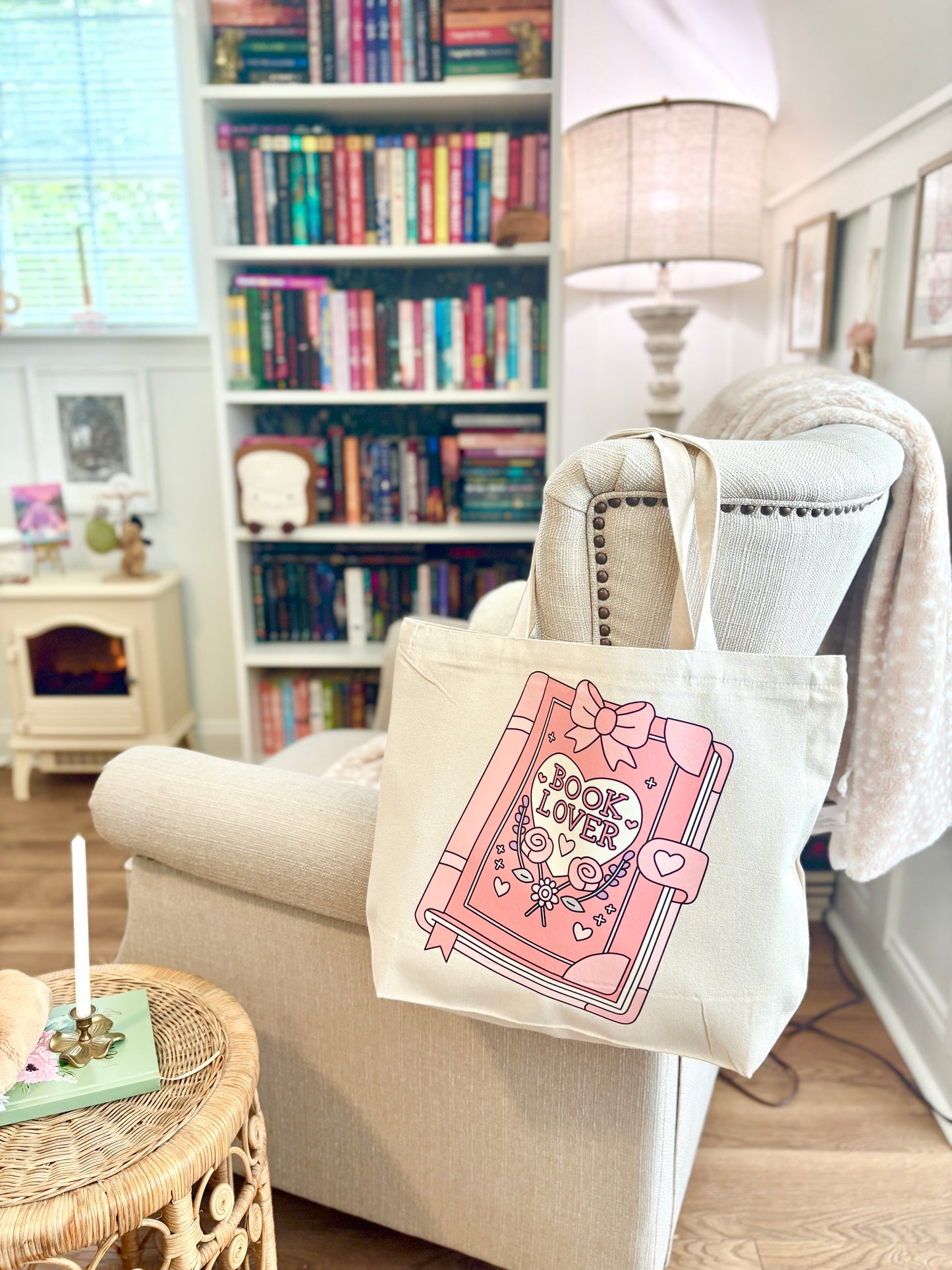 Book Lover Bow Tote