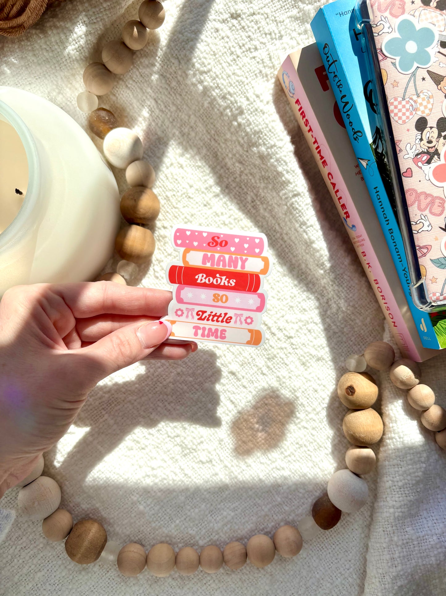 So Many Books So Little Time Sticker