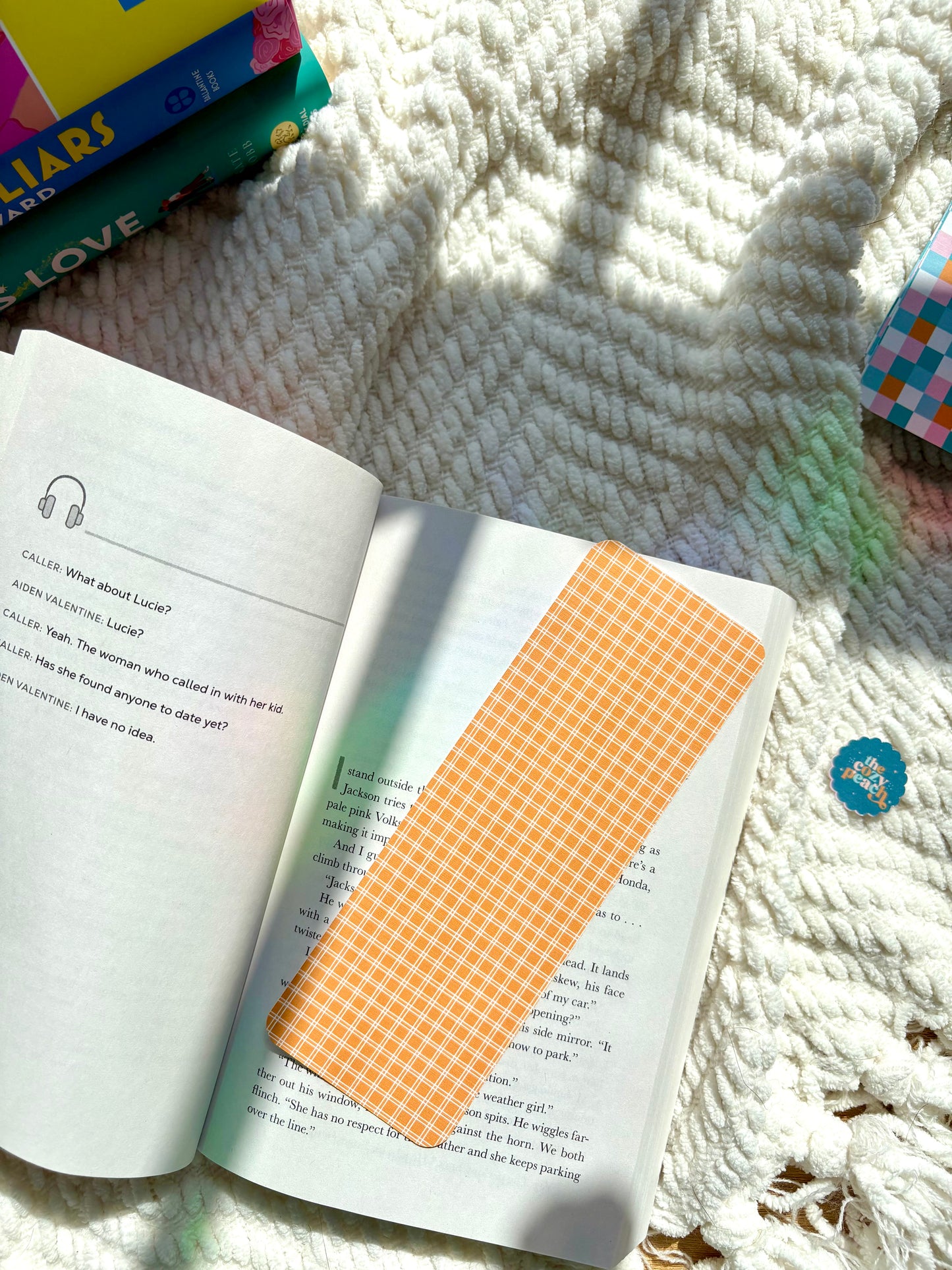 Crazy Daisies Reversible Bookmark