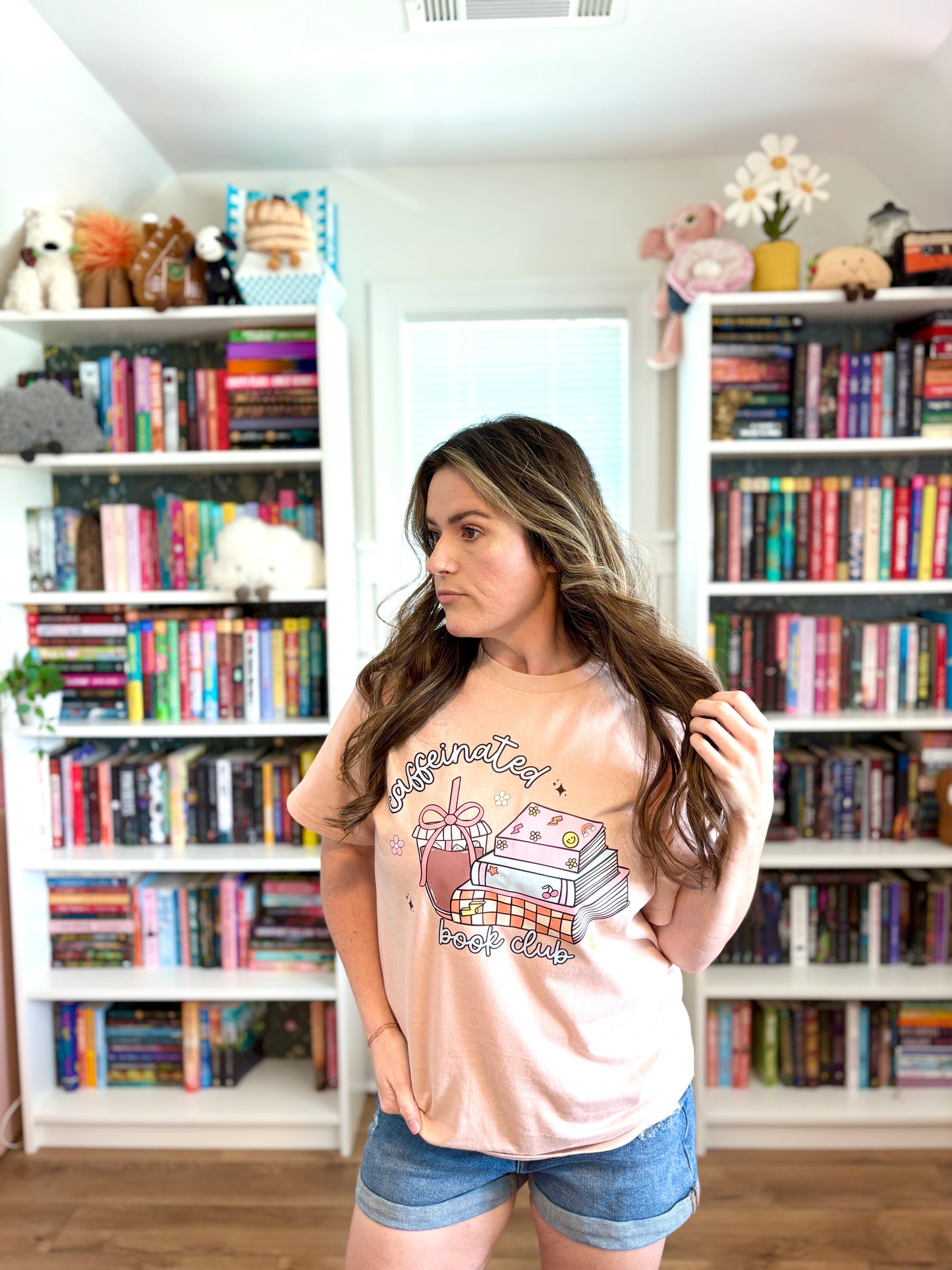 Caffeinated Book Club- Shirt/Crewneck