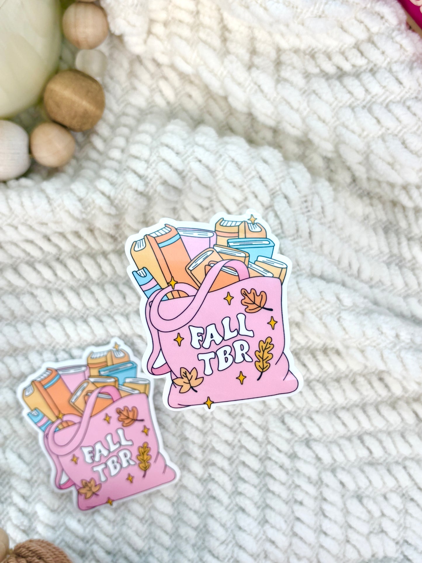 Fall TBR Tote Sticker