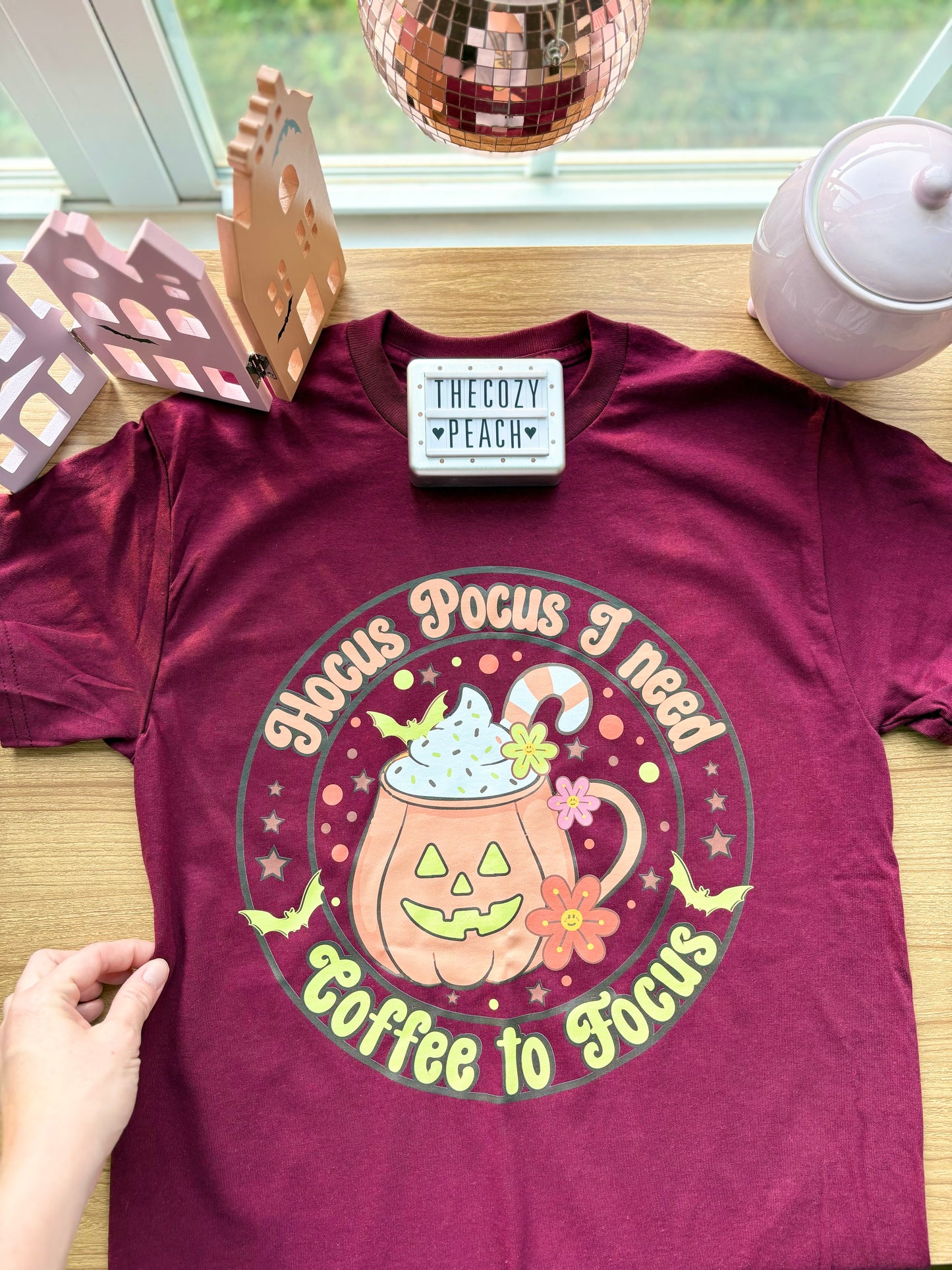 Hocus Pocus I Need Coffee To Focus - Shirt/Crewneck