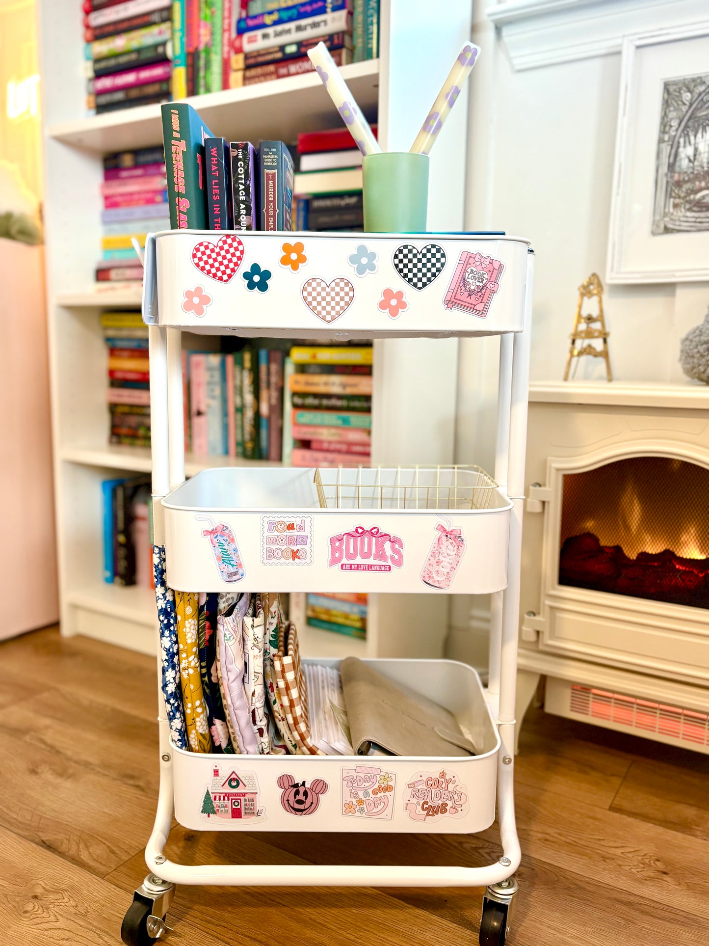 Book Cart Magnets