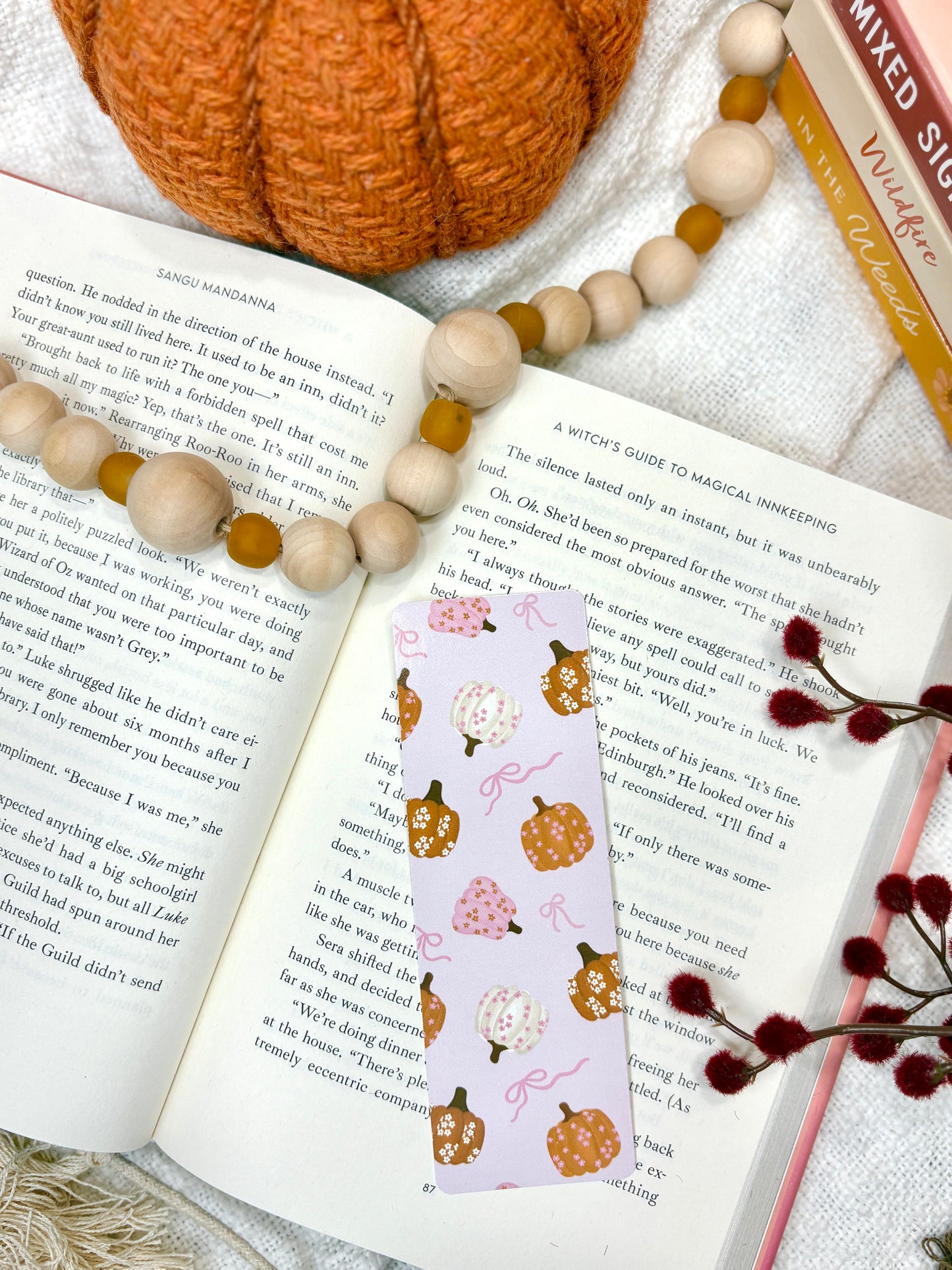 Pastel Pumpkin Bookmark