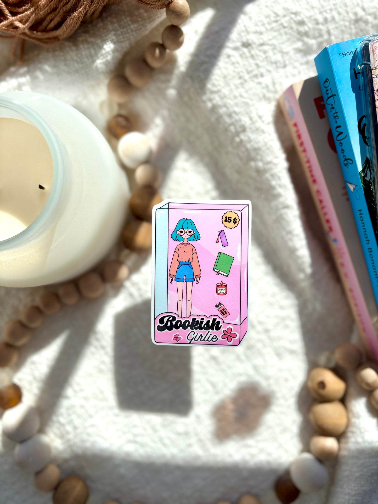 Bookish Girlie Sticker