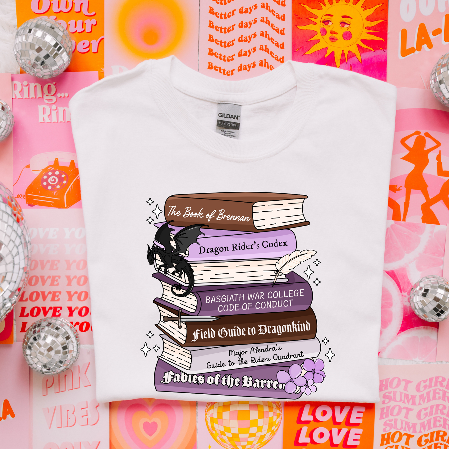 Book Of Dragons Book Stacks - Shirt/Crewneck