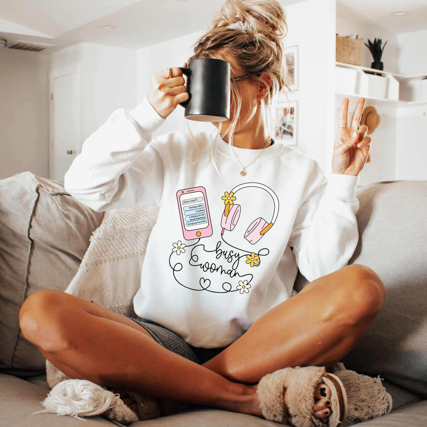 Busy Woman - Shirt/Crewneck
