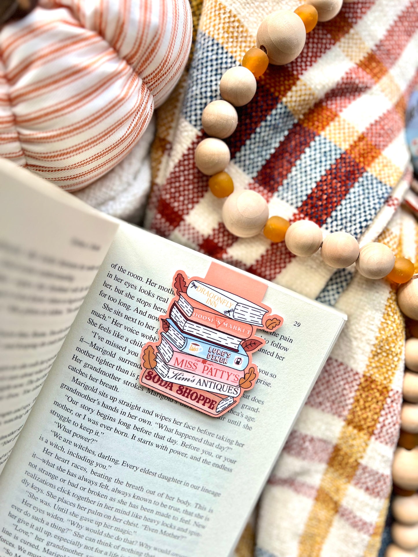 Gilmore Girls Book Stack Magnetic Bookmark