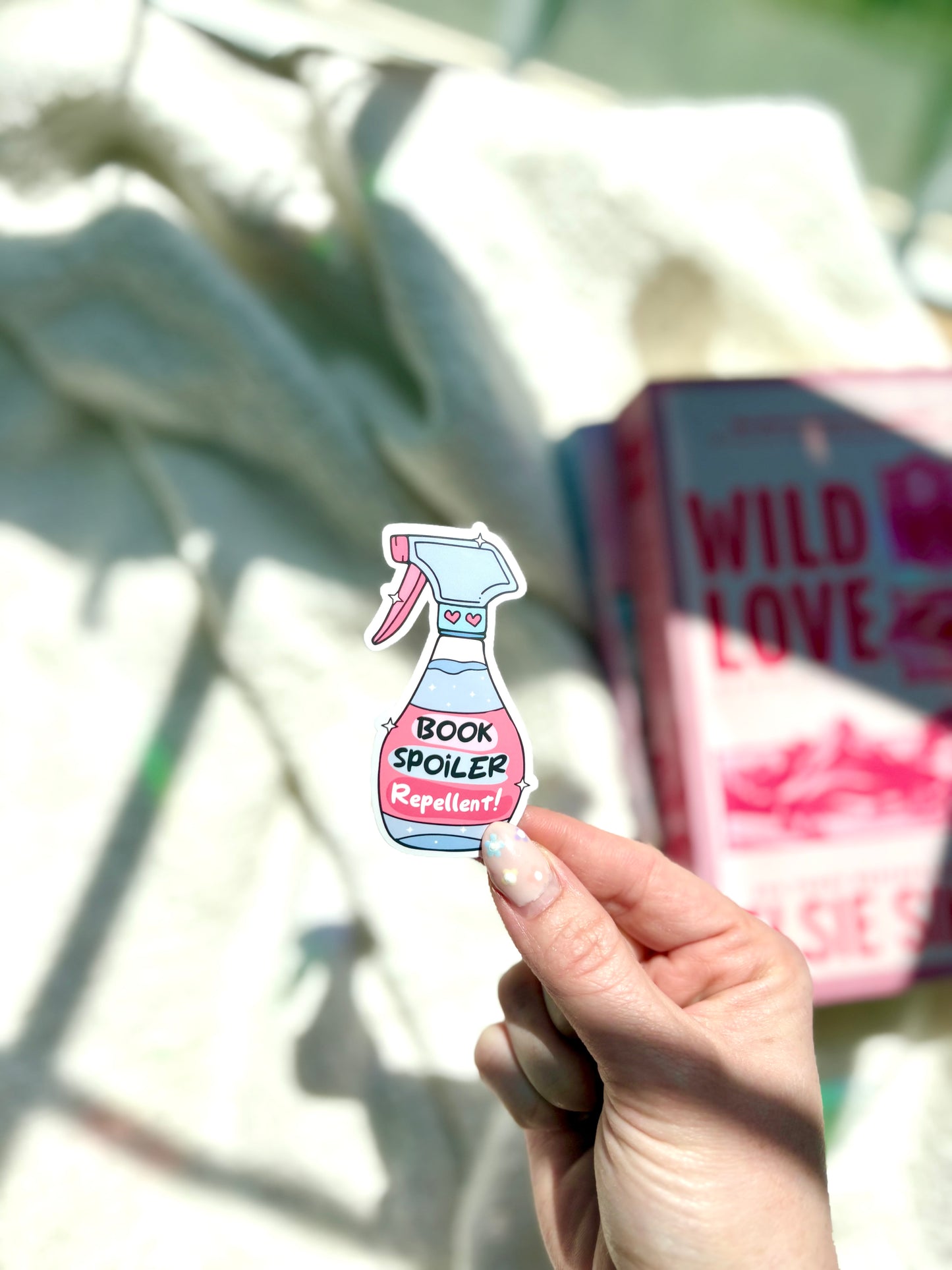 Book Spoiler Repellent Sticker