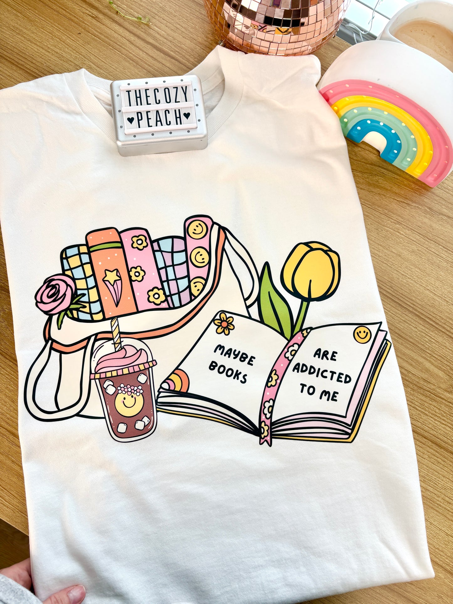 Maybe Books Are Addicted To Me - Shirt/Crewneck
