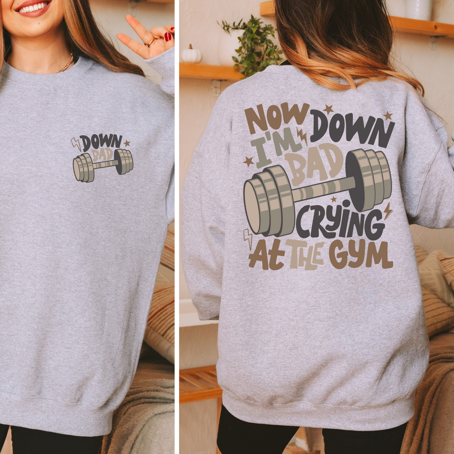 Down Bad Crying At The Gym - TTPD - Shirt/Crewneck