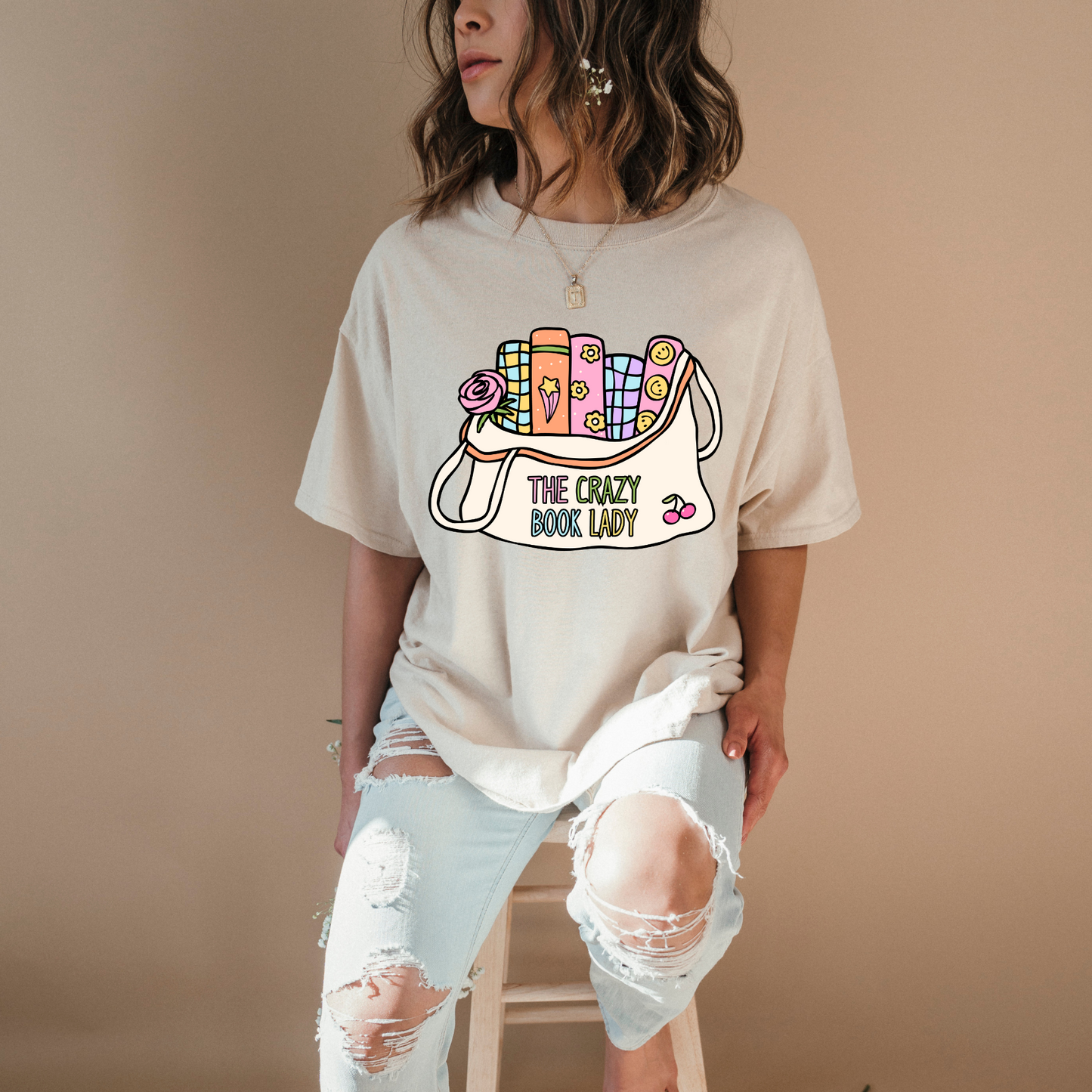 The Crazy Book Lady - Shirt/Crewneck