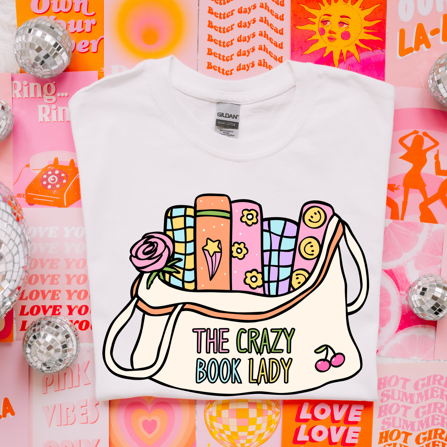 The Crazy Book Lady - Shirt/Crewneck