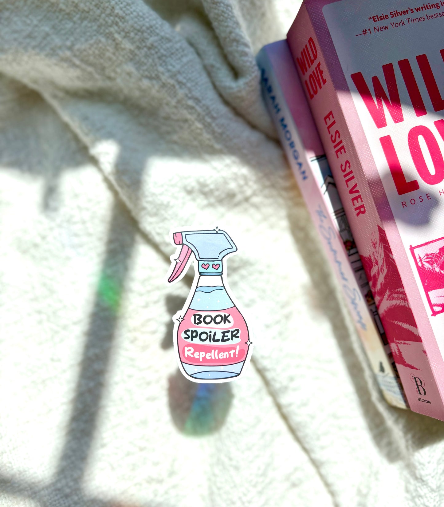 Book Spoiler Repellent Sticker