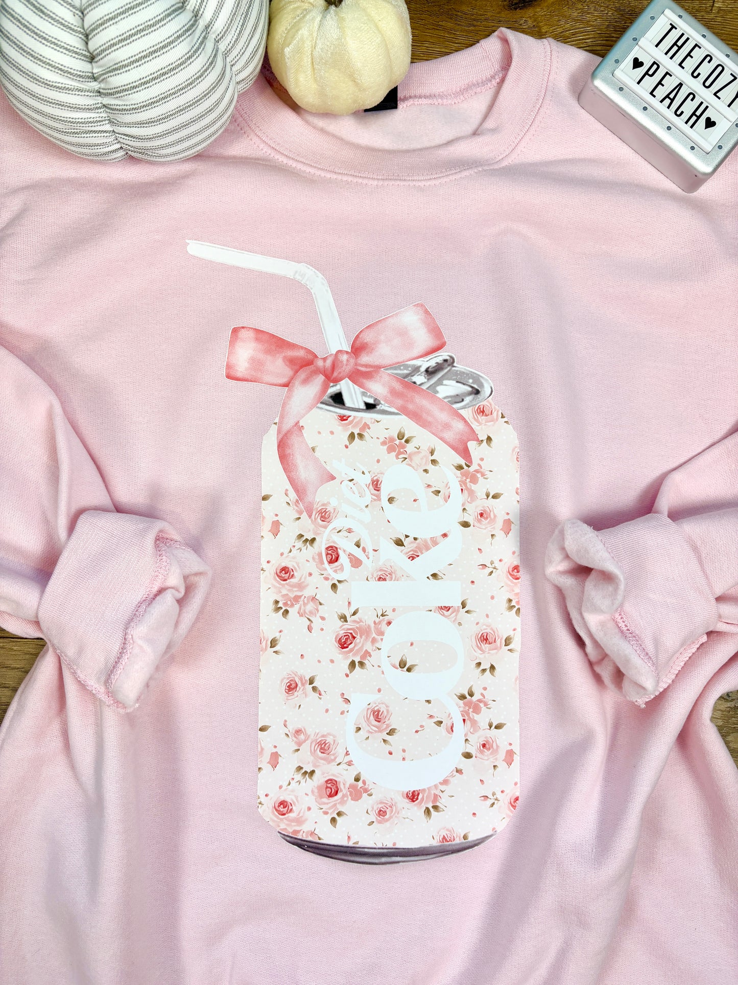 Floral Diet Soda Shirt/Crewneck