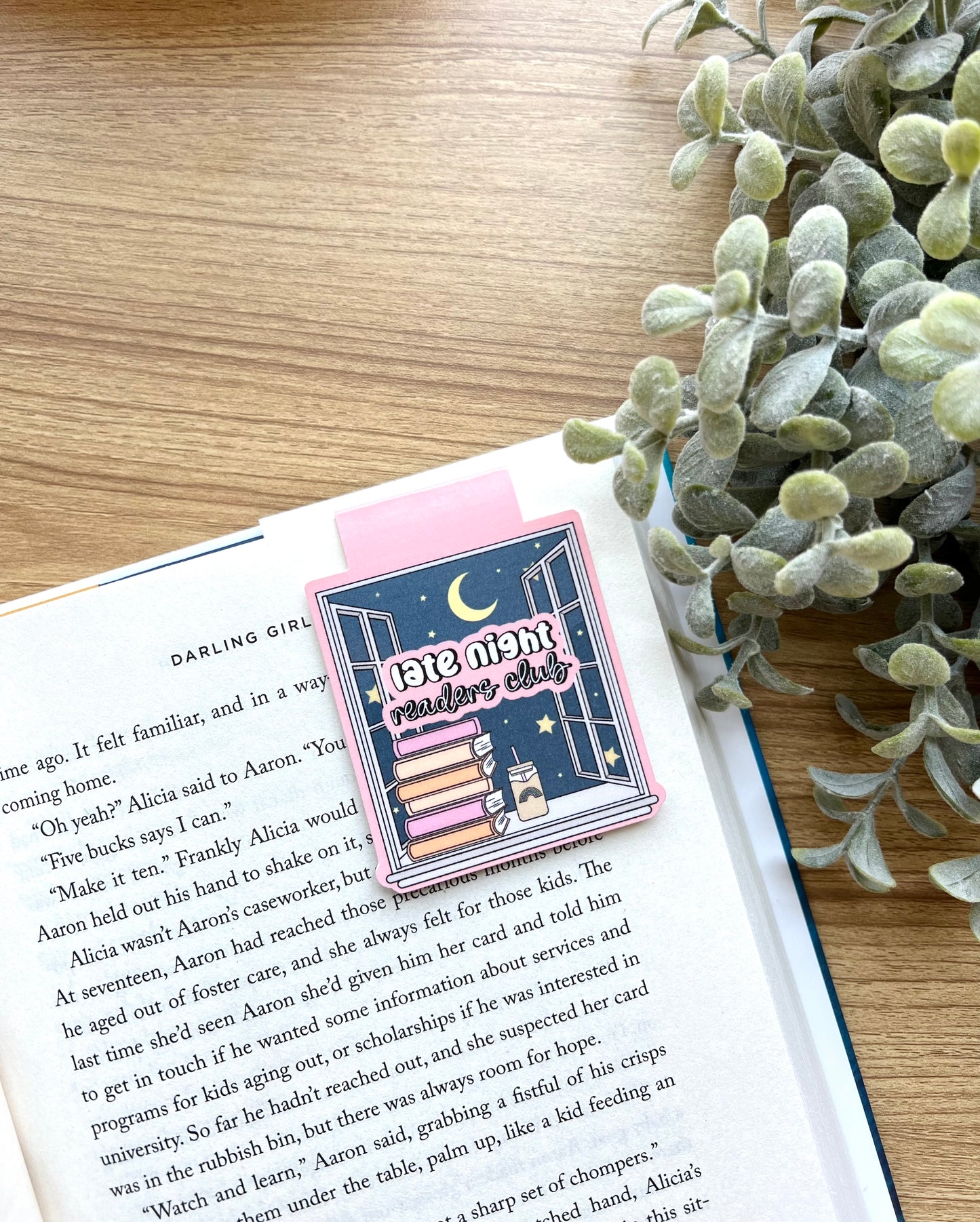 Late Night Readers Club Magnetic Bookmark