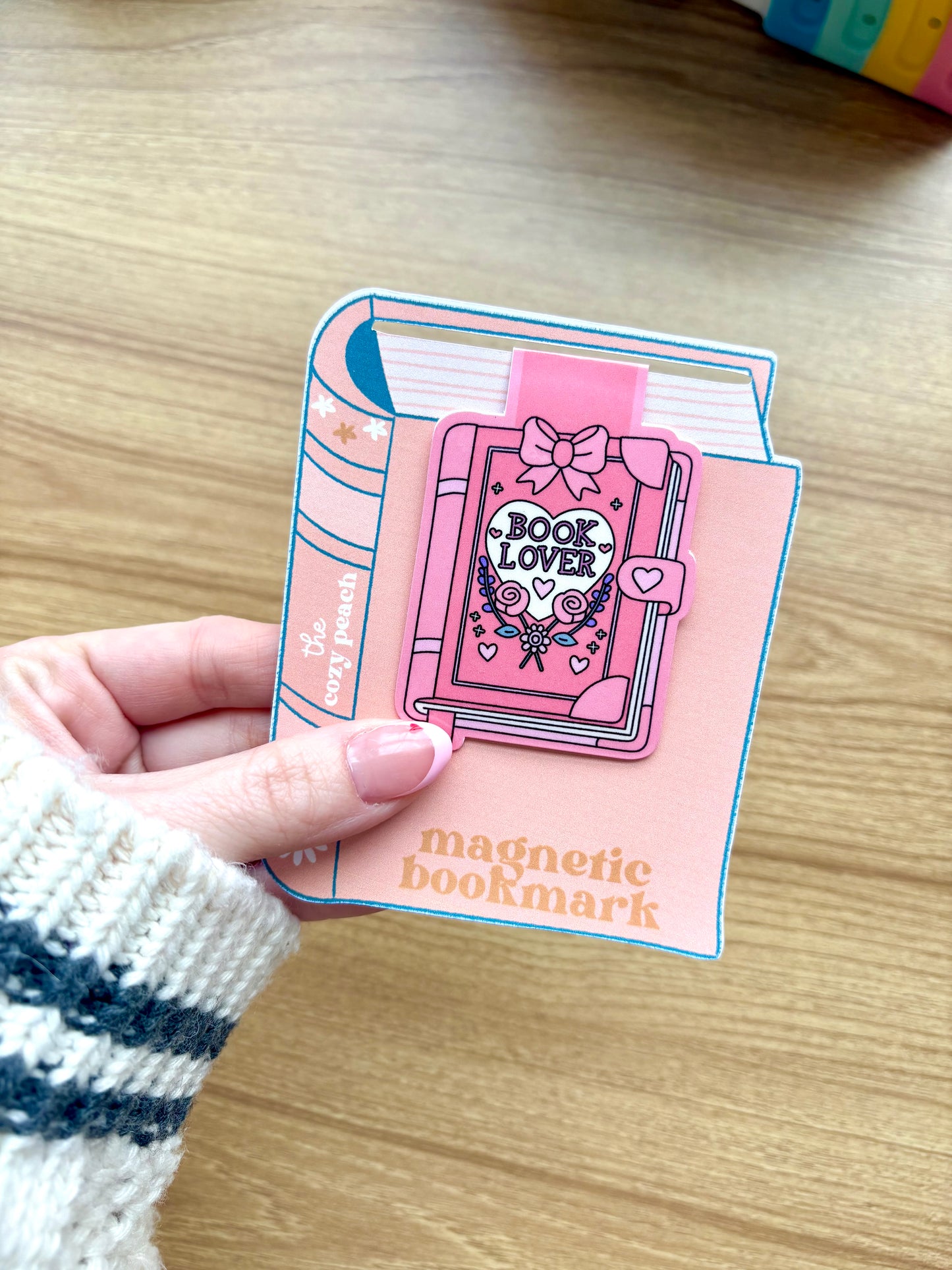 Book Lover Bow Coquette Magnetic Bookmark