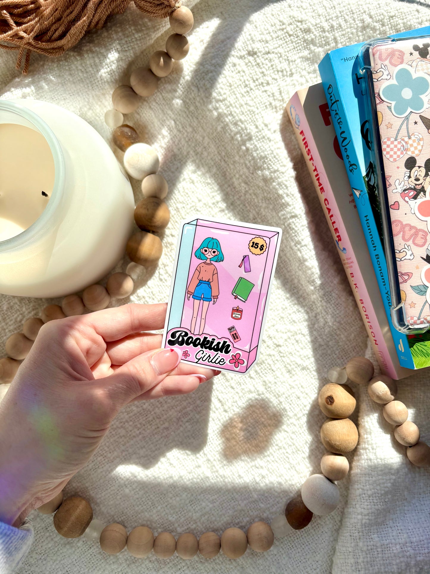 Bookish Girlie Sticker