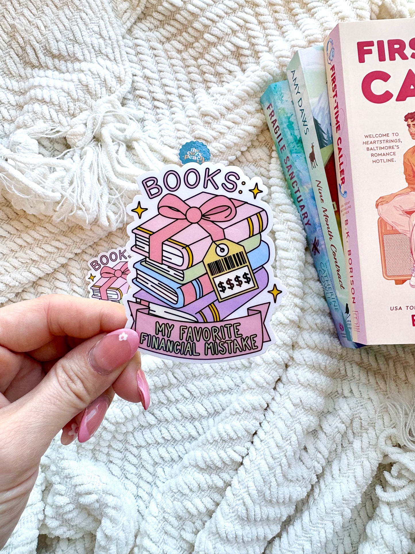 Books My Favorite Financial Mistake Sticker