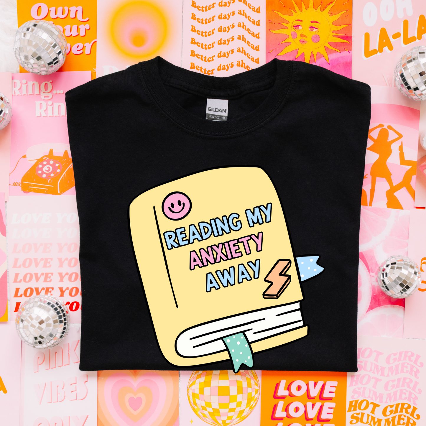 Reading My Anxiety Away - Shirt/Crewneck