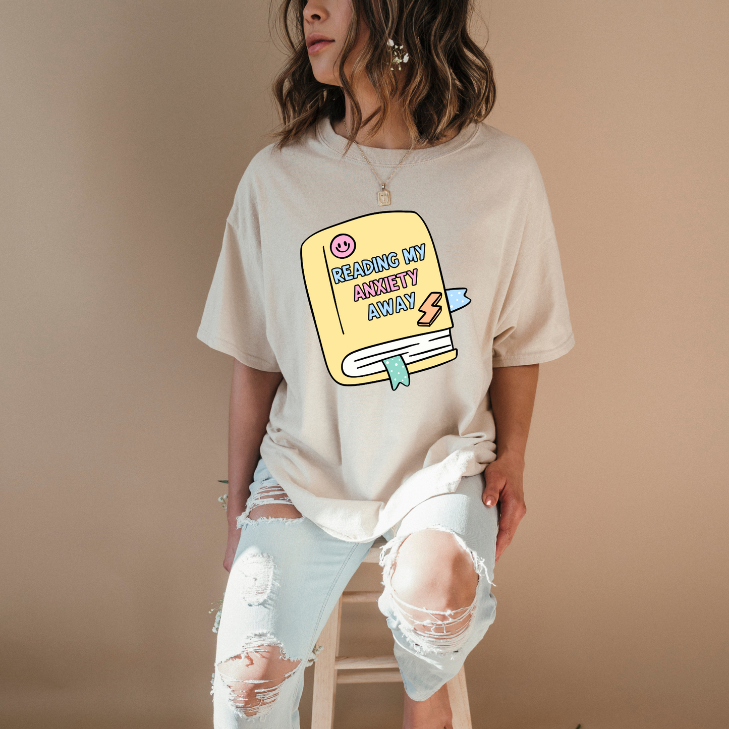 Reading My Anxiety Away - Shirt/Crewneck