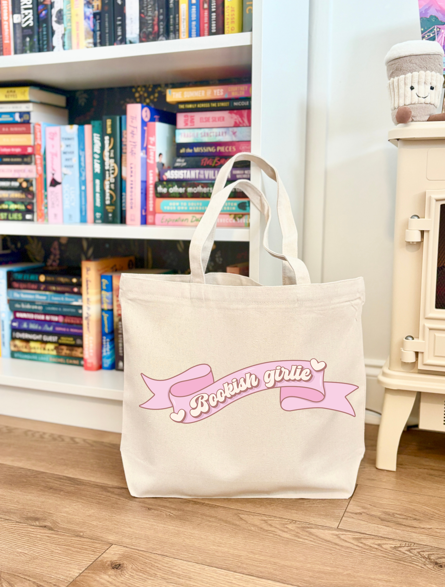 Bookish Girlie Banner Tote