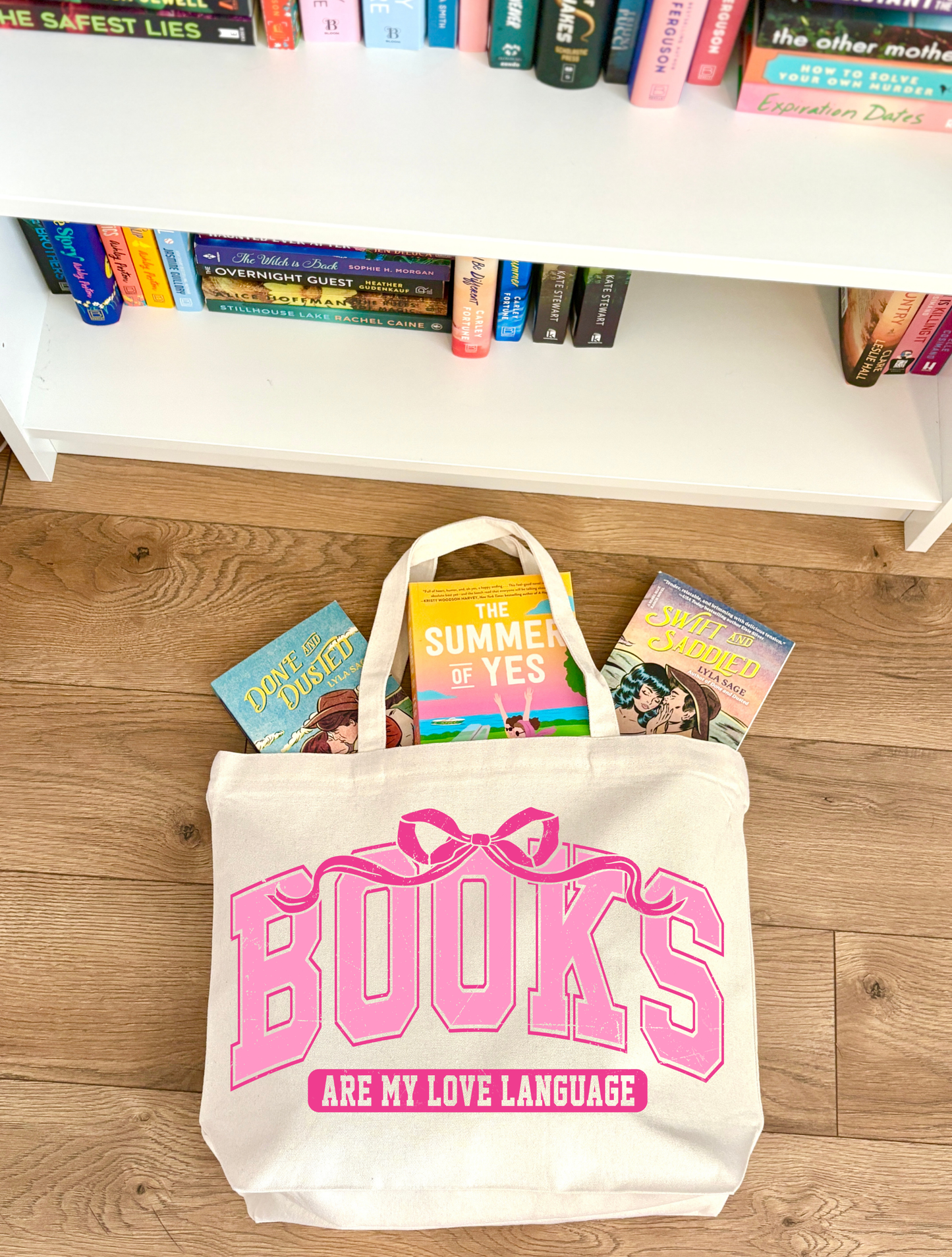 Books Are My Love Language Tote