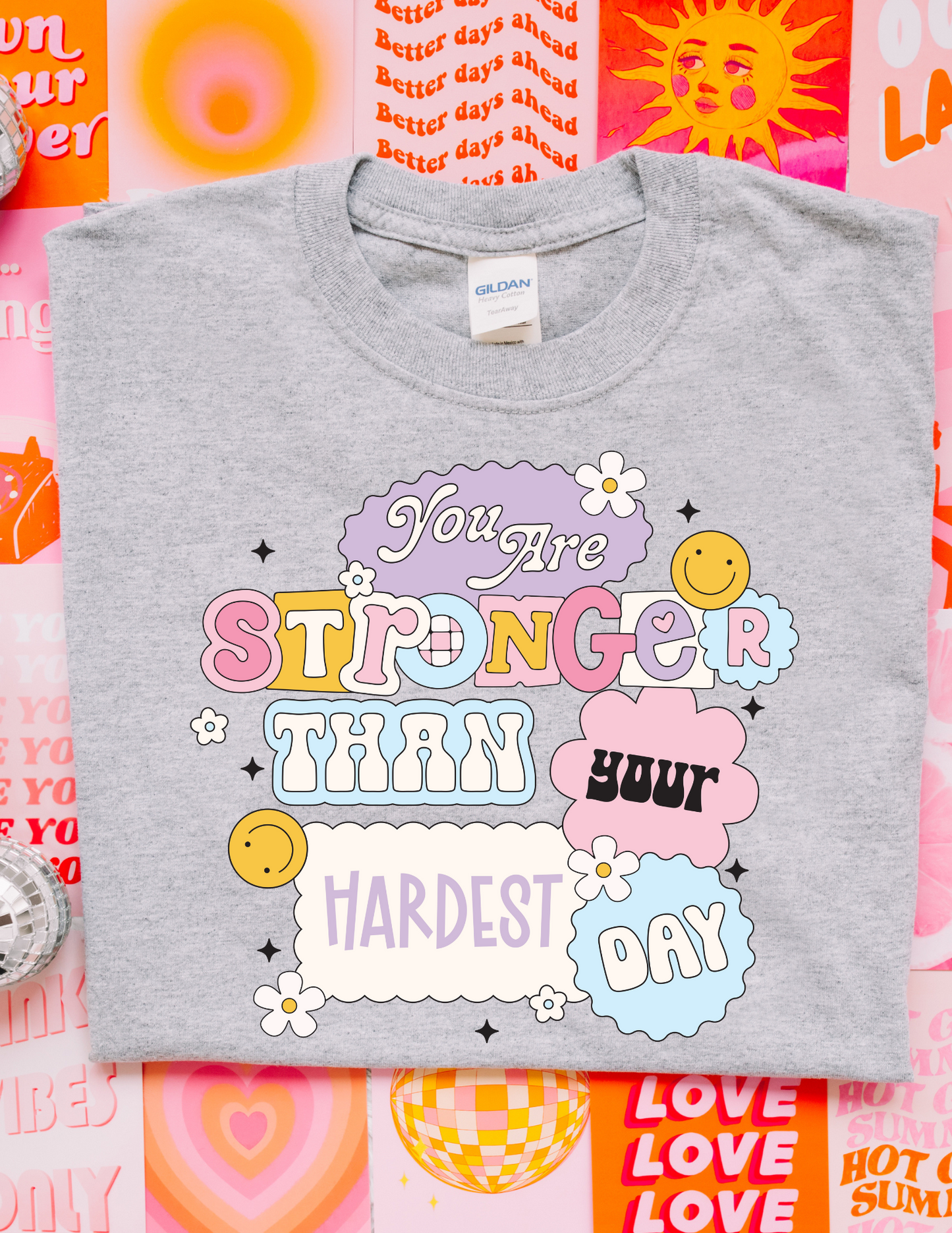 You are stronger than your hardest day Shirt/Crewneck
