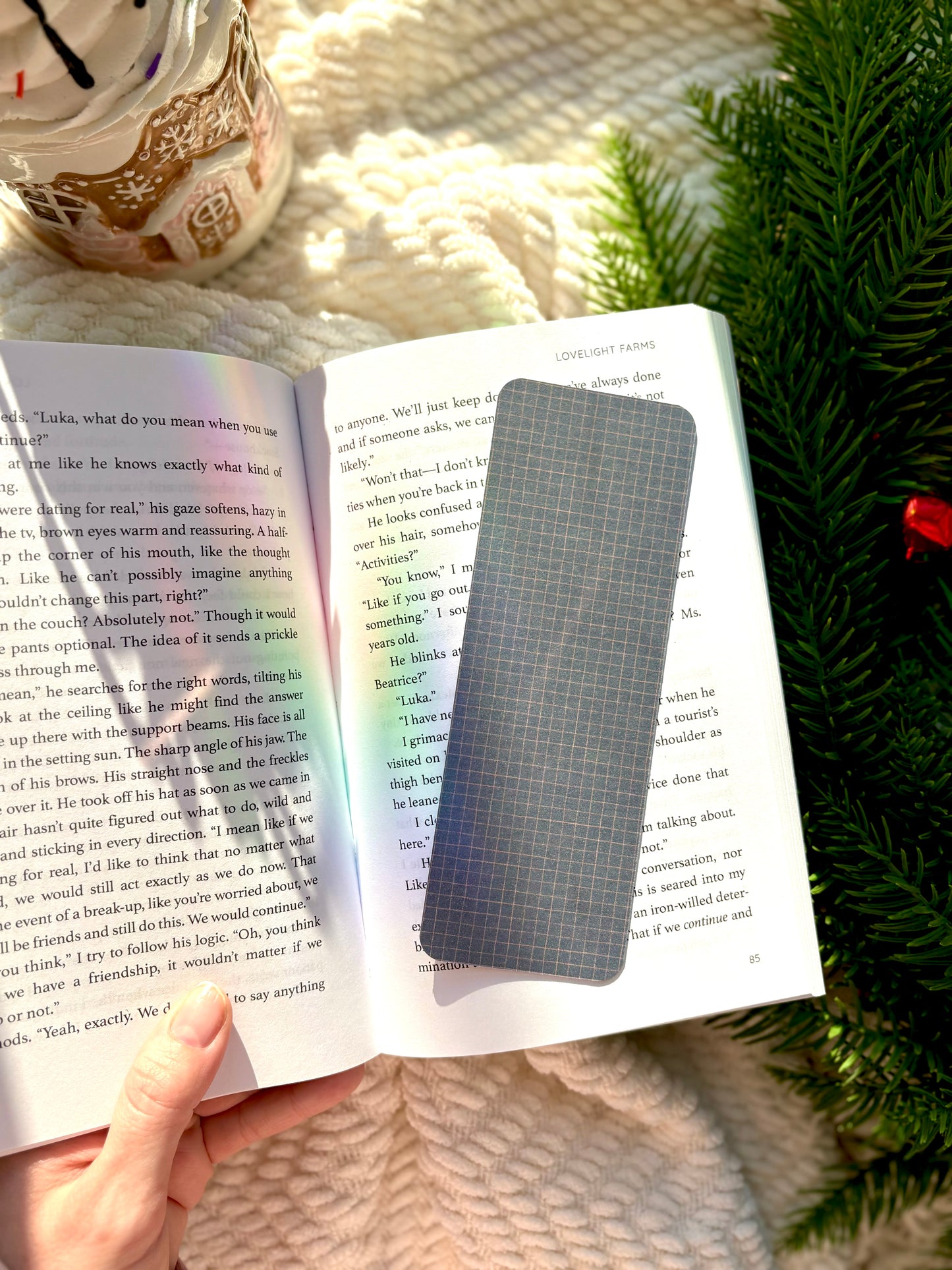 Papa’s Flannel Bookmark