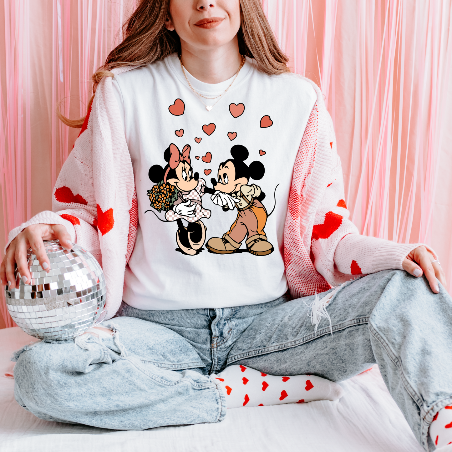 Mouse Love Birds - Shirt/Crewneck