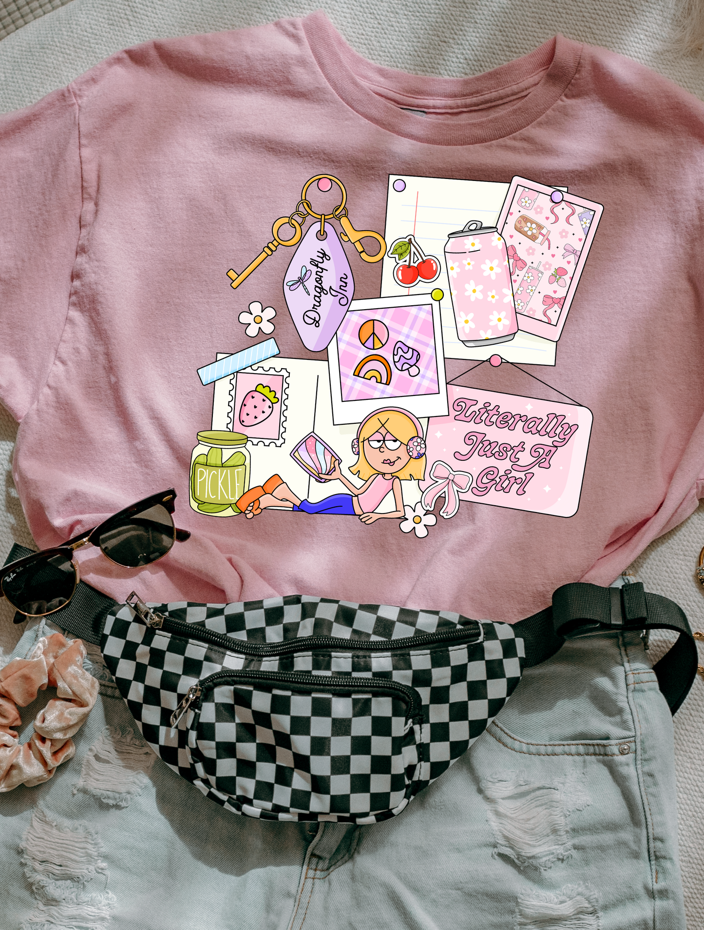 Literally Just A Girl - Y2K - Shirt/Crewneck
