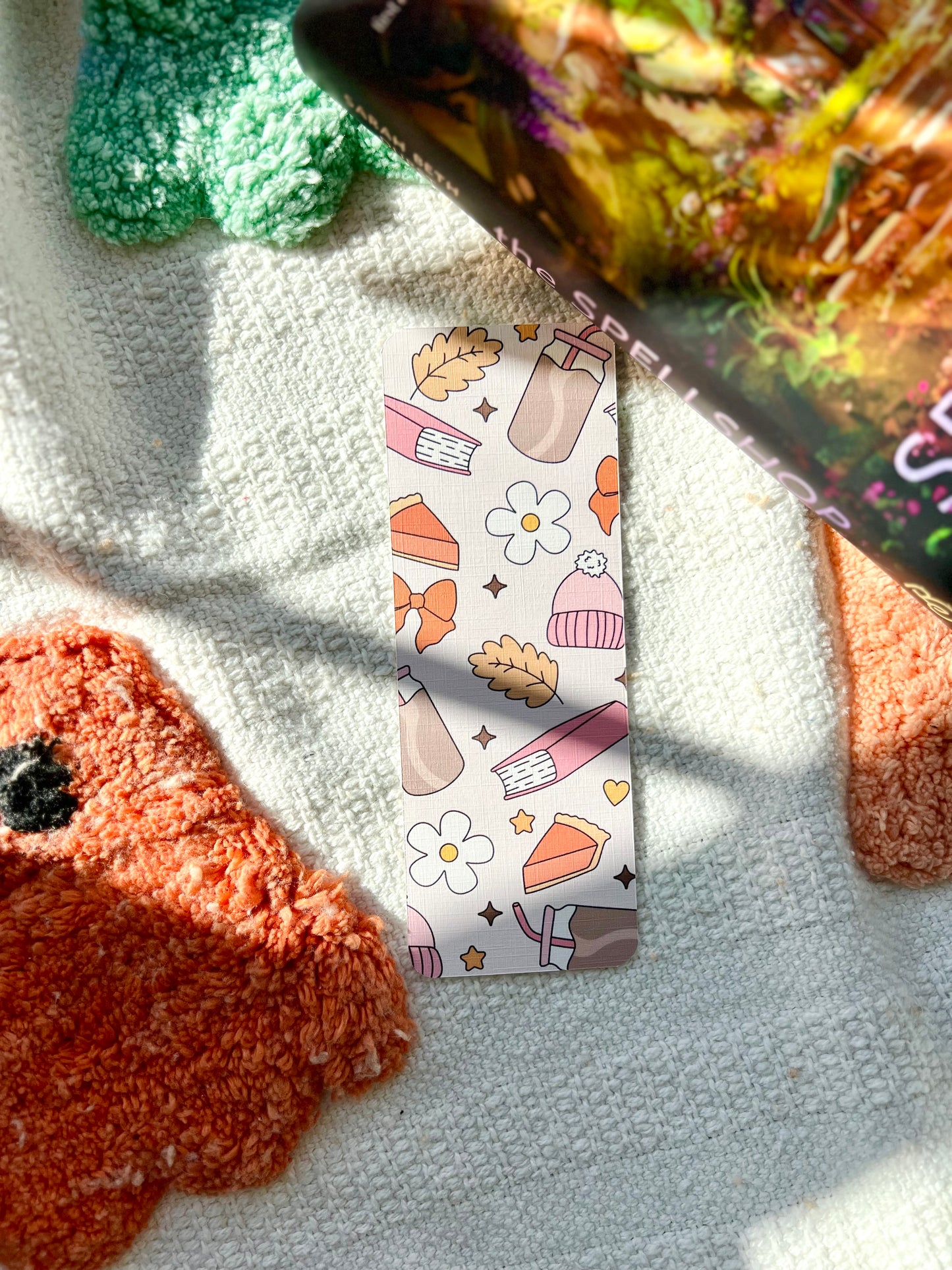 Fall Cozy Vibes Bookmark