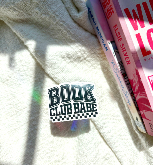 Book Club Babe Sticker