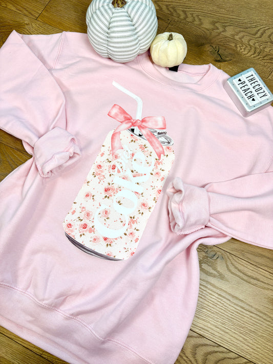 Floral Diet Soda Shirt/Crewneck