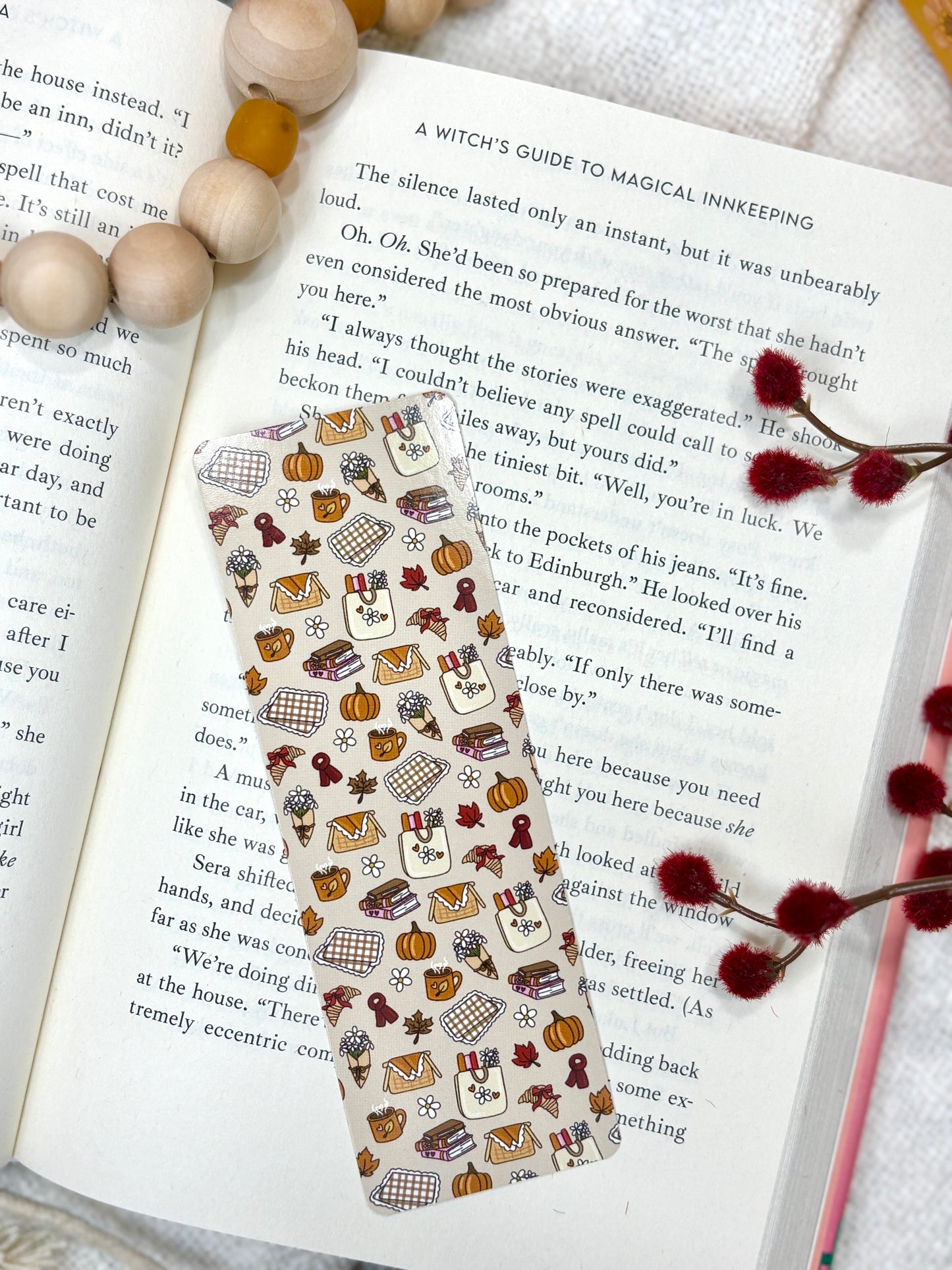Fall Picnic Bookmark